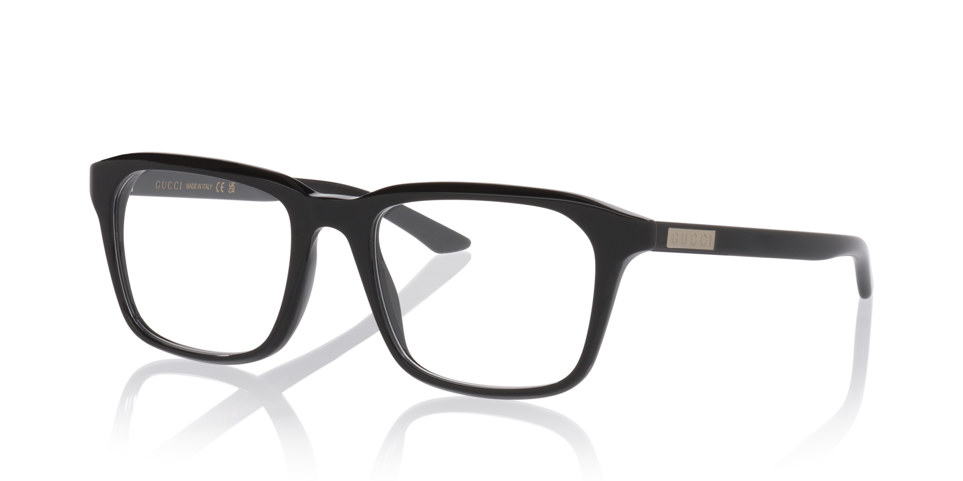 Gg2081O Zwart AcetaatEyeglass Frames van B24, Hoekweergave