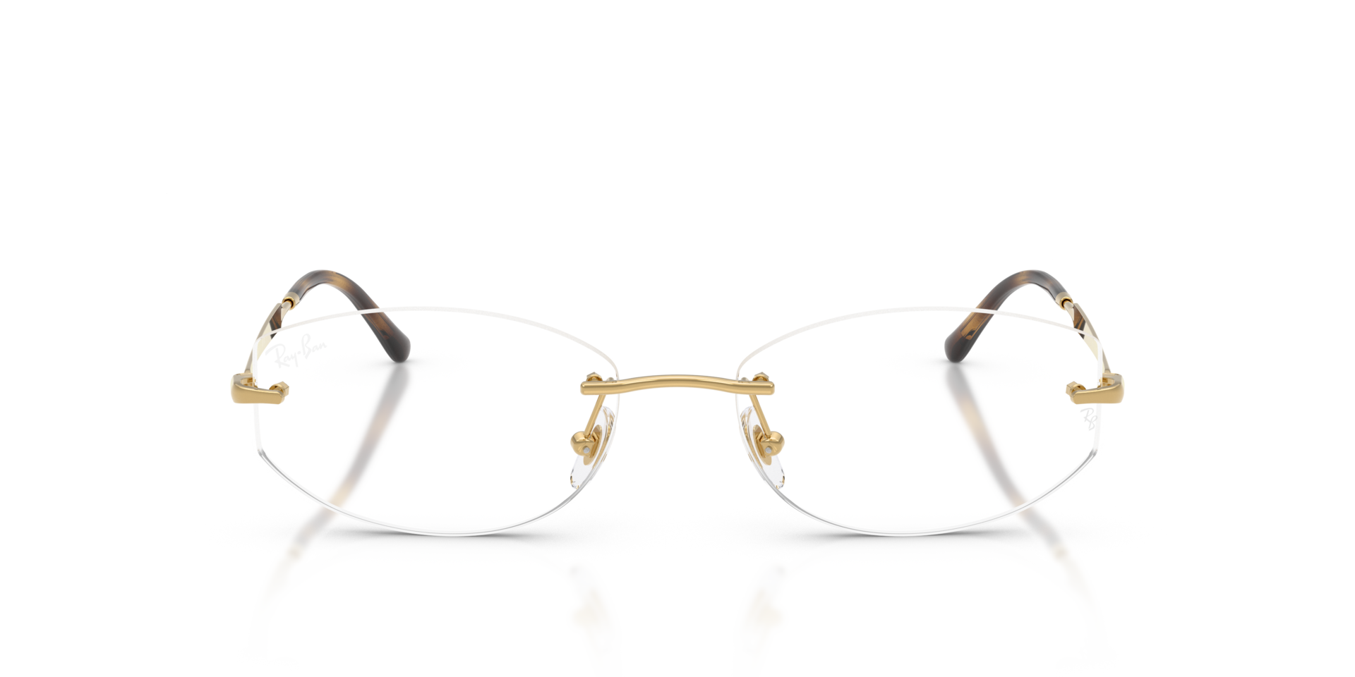 RB3792V Goud MetaalEyeglass Frames van B24, Vooraanzicht