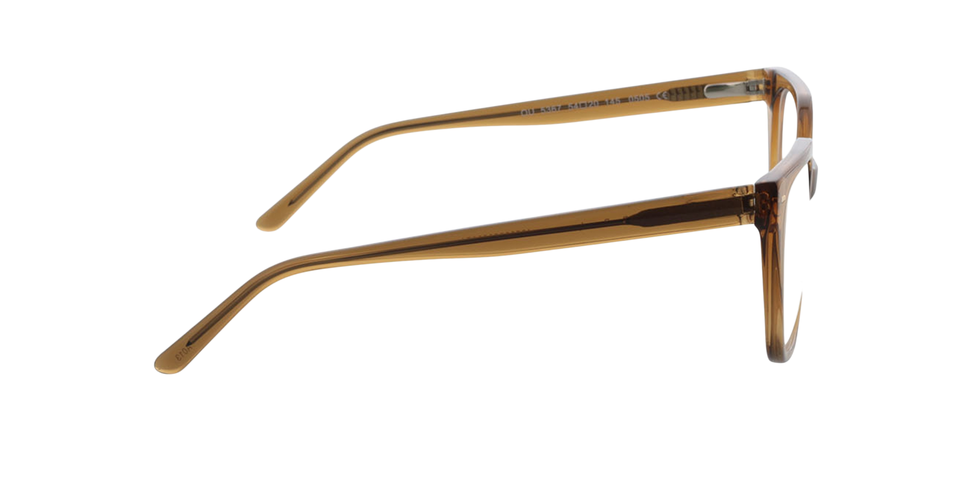 Beverly Kristal Bruin AcetaatEyeglass Frames van B24, Zijaanzicht