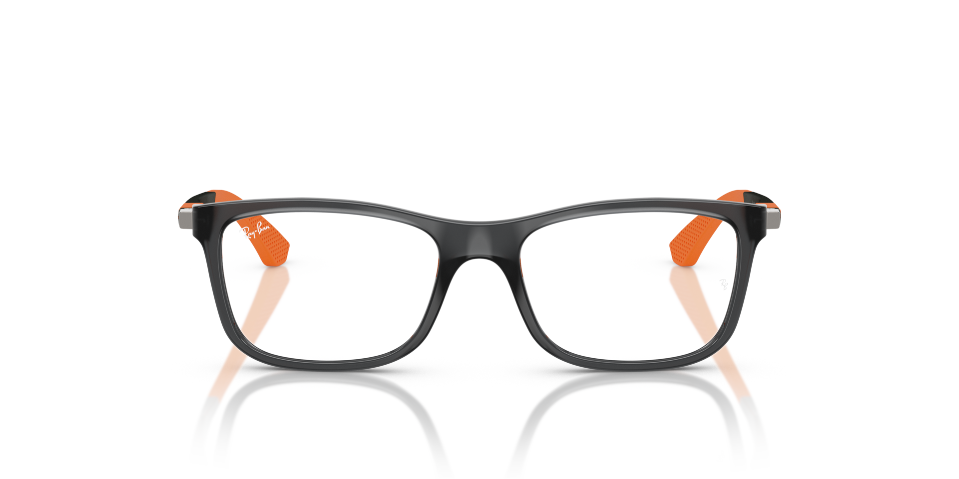 RB1549 Grau KunststoffEyeglass Frames von B24, Vorderansicht