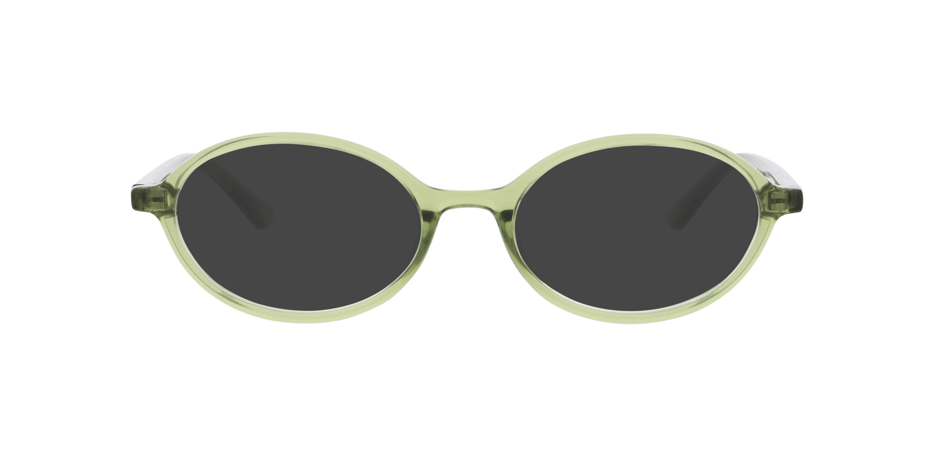 Lennox Transparent Khaki Green KunststoffEyeglass Frames von B24, mit getönten Gläsern