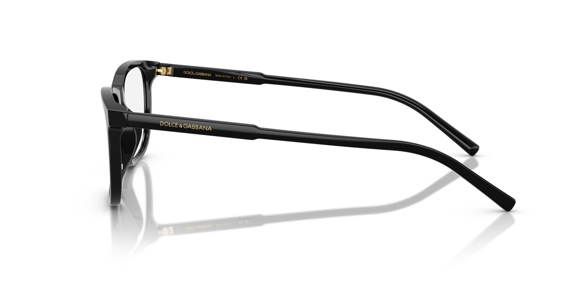 DG3427 Schwarz AcetatEyeglass Frames von B24, Seitenansicht