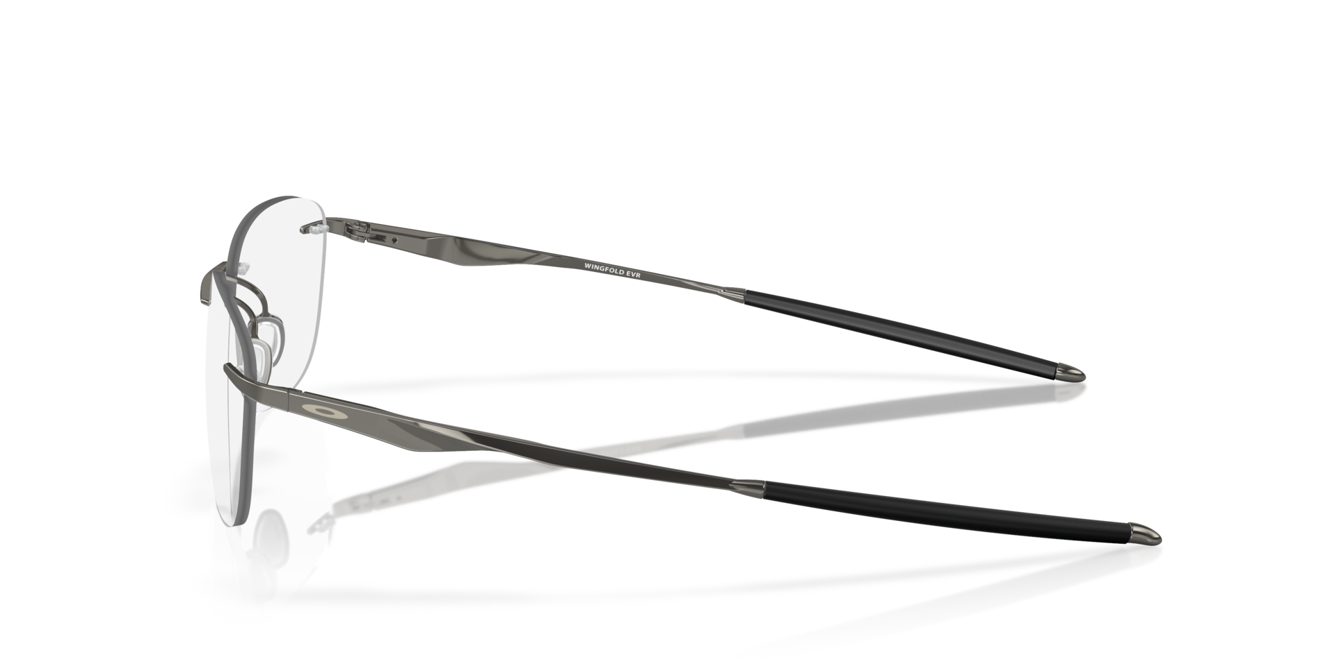 Wingfold™ EVR Cement TitaanEyeglass Frames van B24, Zijaanzicht