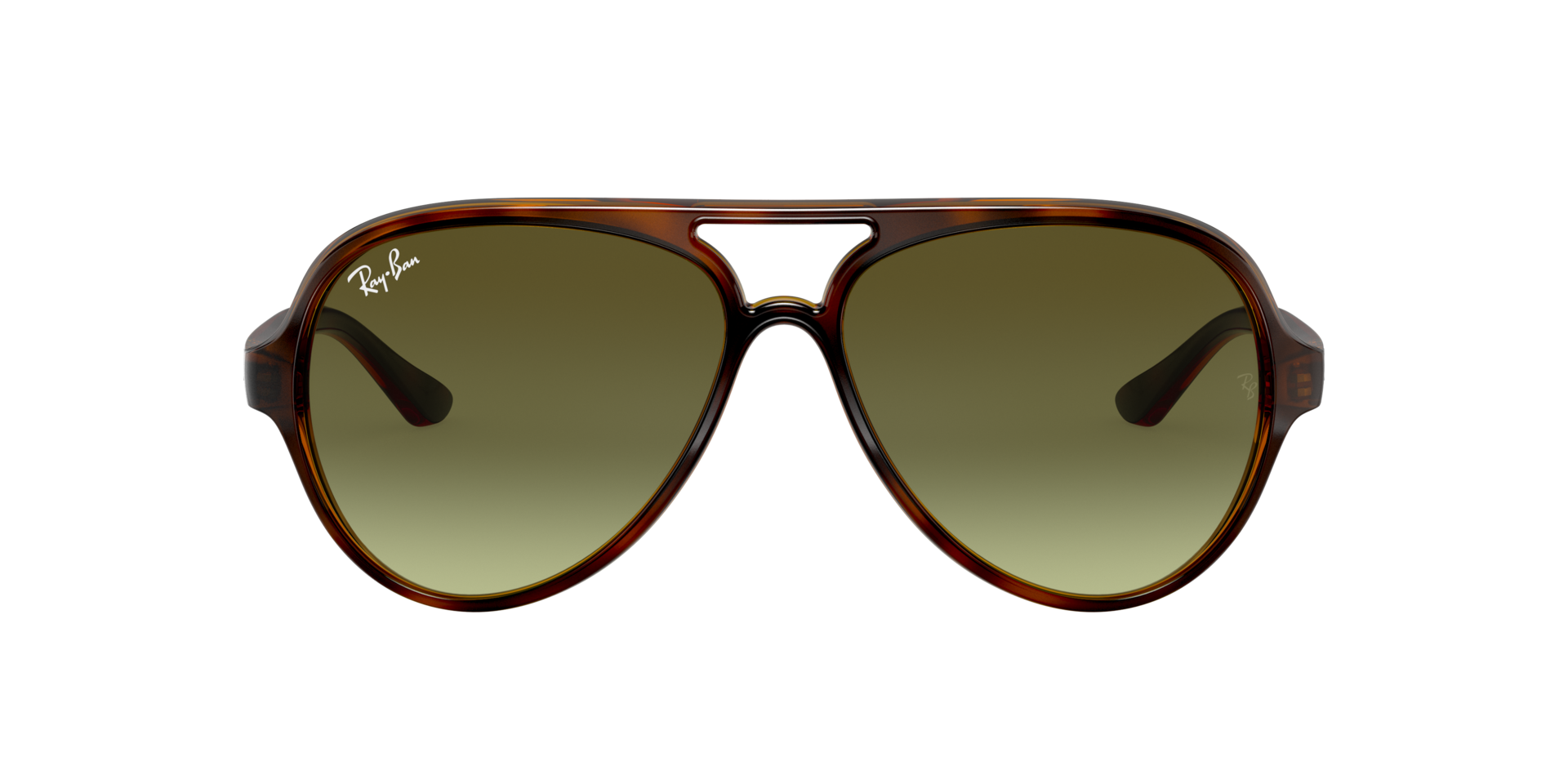 RB4125 Licht Havana KunststofSunglass Frames van B24, met getinte lenzen