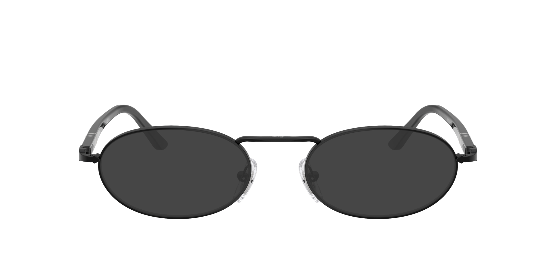 PO1023V Zwart MetaalEyeglass Frames van B24, met getinte lenzen