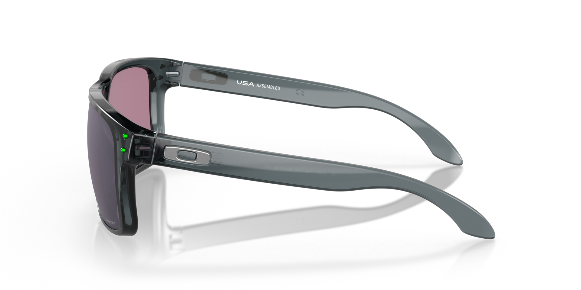 Holbrook™ XL Kristal & zwart KunststofSunglass Frames van B24, Zijaanzicht