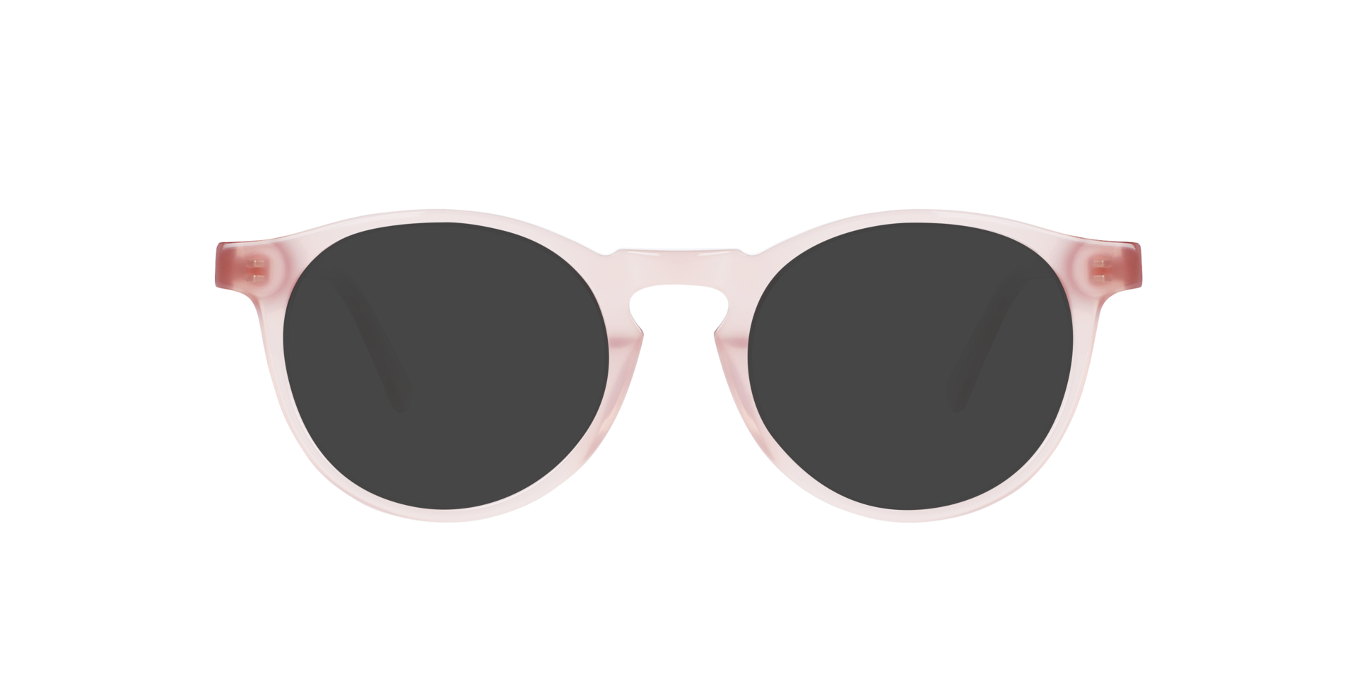 Sam Milky Dark Rose AcetatSunglass Frames von B24, mit getönten Gläsern