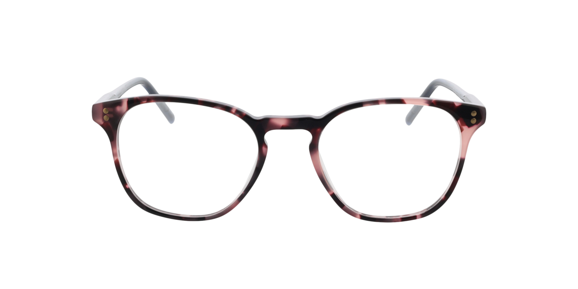 Chelsea Pink Havana AcetatEyeglass Frames von B24, Vorderansicht