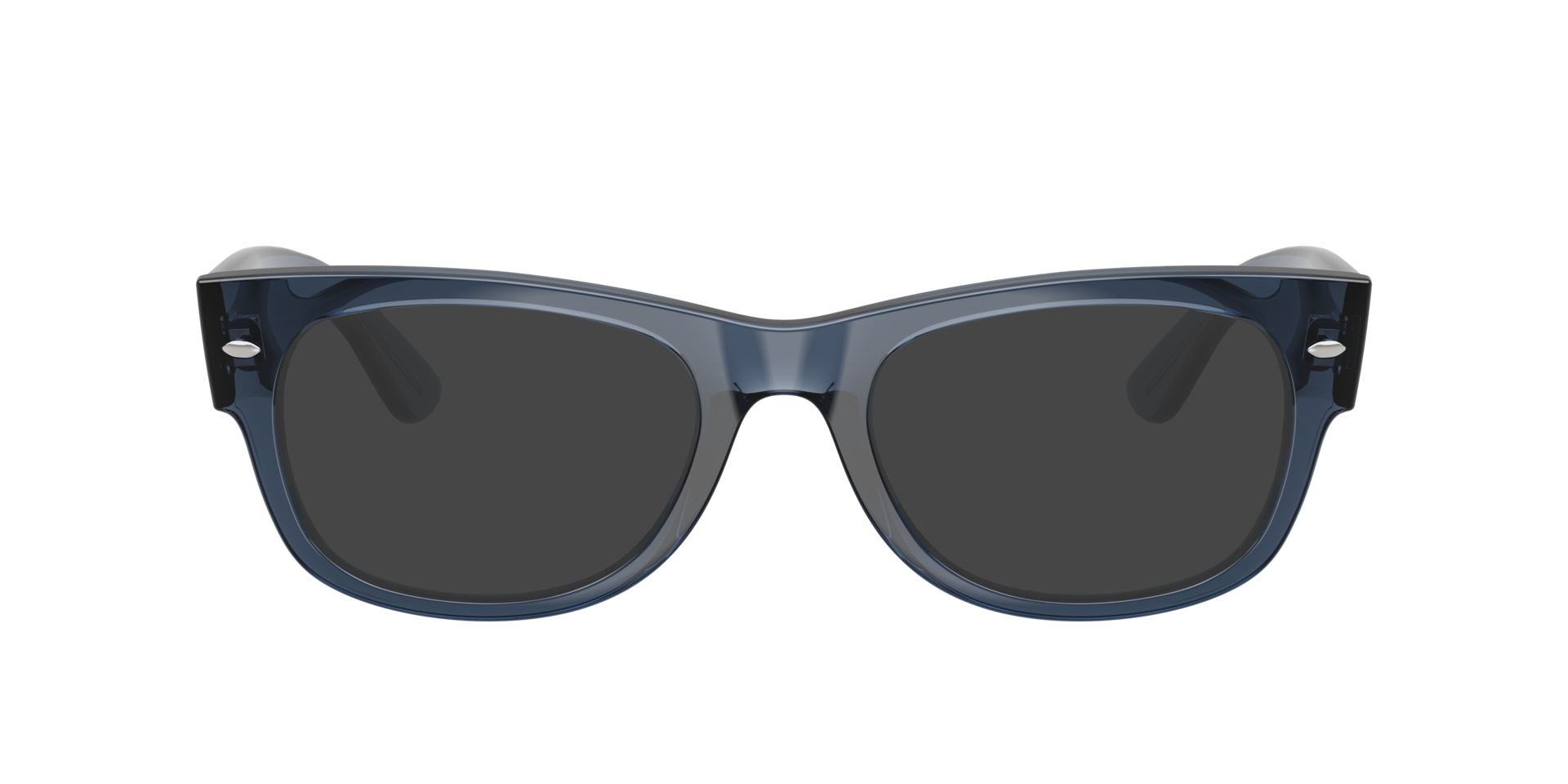 RB0832V Dunkelblau KunststoffEyeglass Frames von B24, mit getönten Gläsern