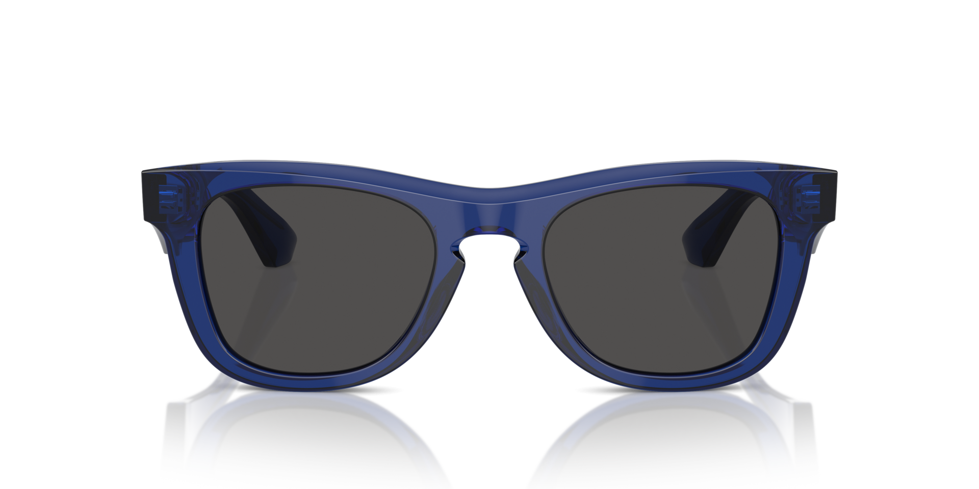BE4426 Blauw AcetaatSunglass Frames van B24, Vooraanzicht