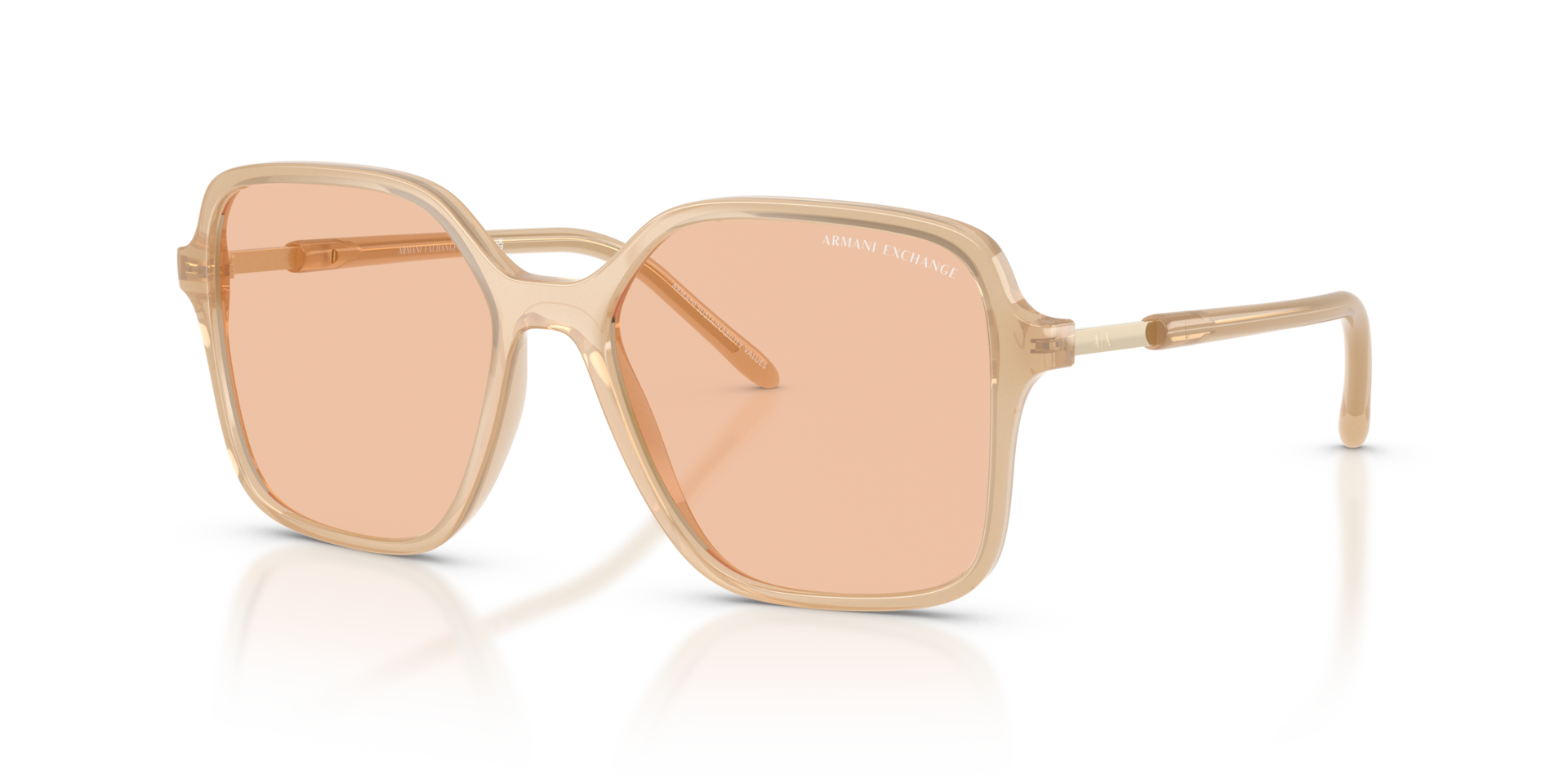AX4163S Shiny Opal Tundra KunststofSunglass Frames van B24, Hoekweergave