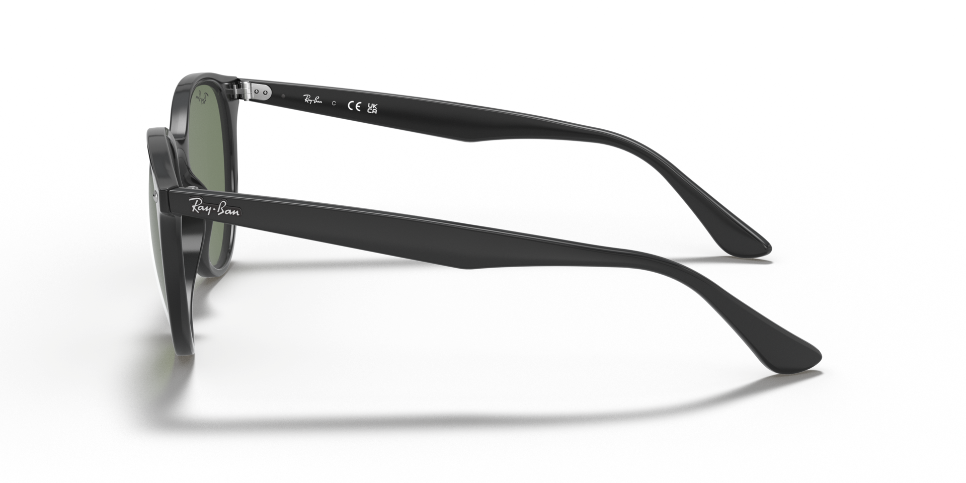 RB4305 Zwart KunststofSunglass Frames van B24, Zijaanzicht