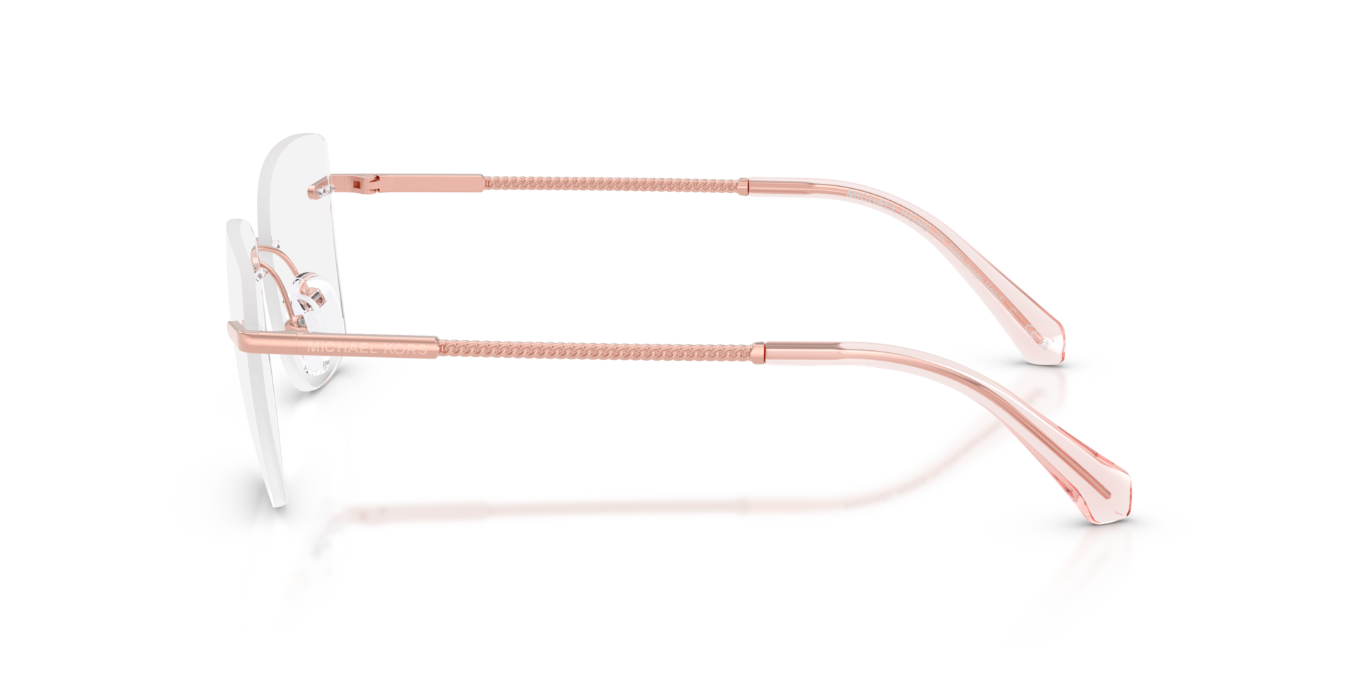 MK3099 Rotgold MetallEyeglass Frames von B24, Seitenansicht