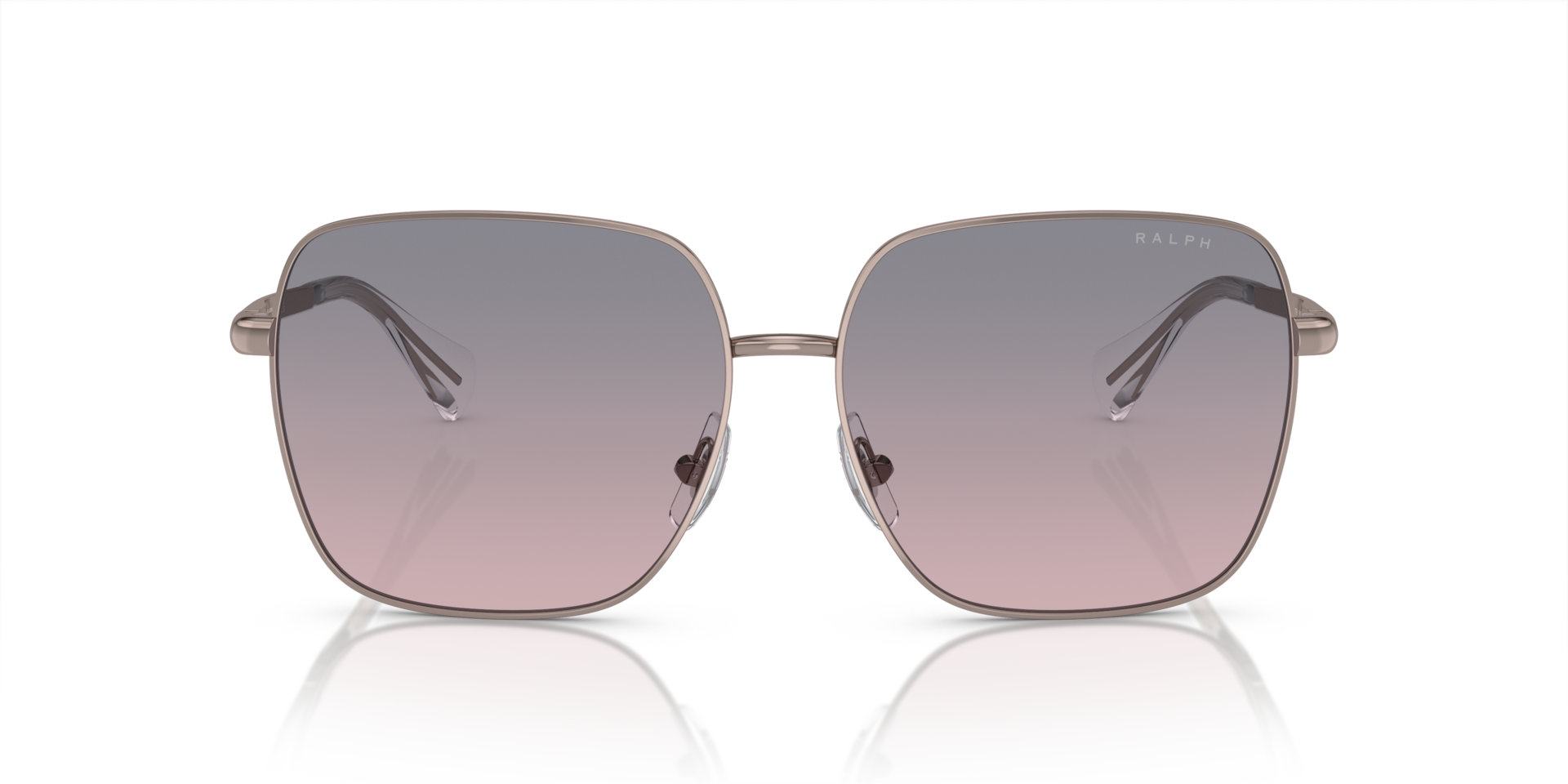 RA4142 Glänzendes Rose Gold MetallSunglass Frames von B24, Vorderansicht