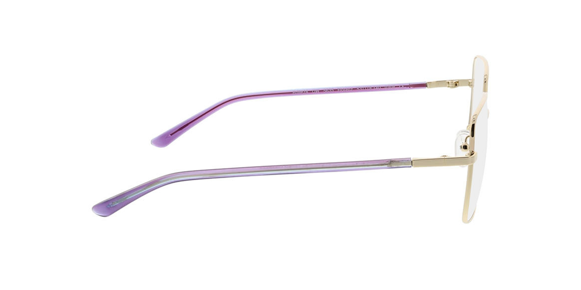Florenz Gold MetallEyeglass Frames von B24, Seitenansicht