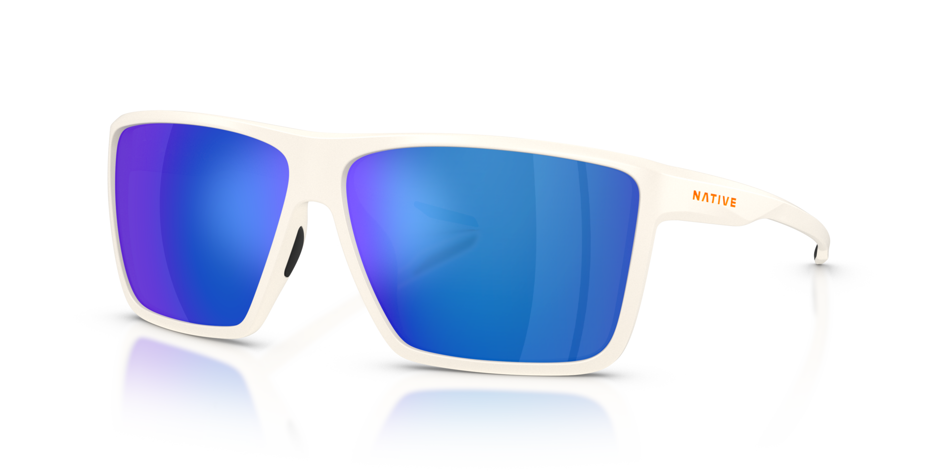 XD9050 Cloudveil White KunststoffSunglass Frames von B24, Dreiviertelansicht