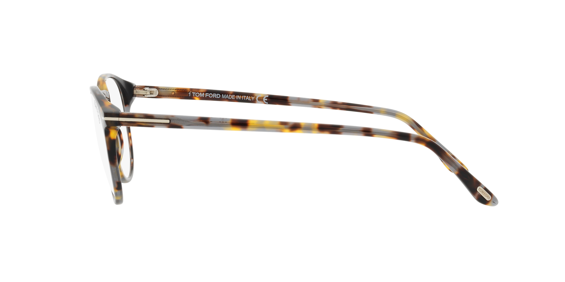 FT5803-B Tortoise AcetaatEyeglass Frames van B24, Zijaanzicht