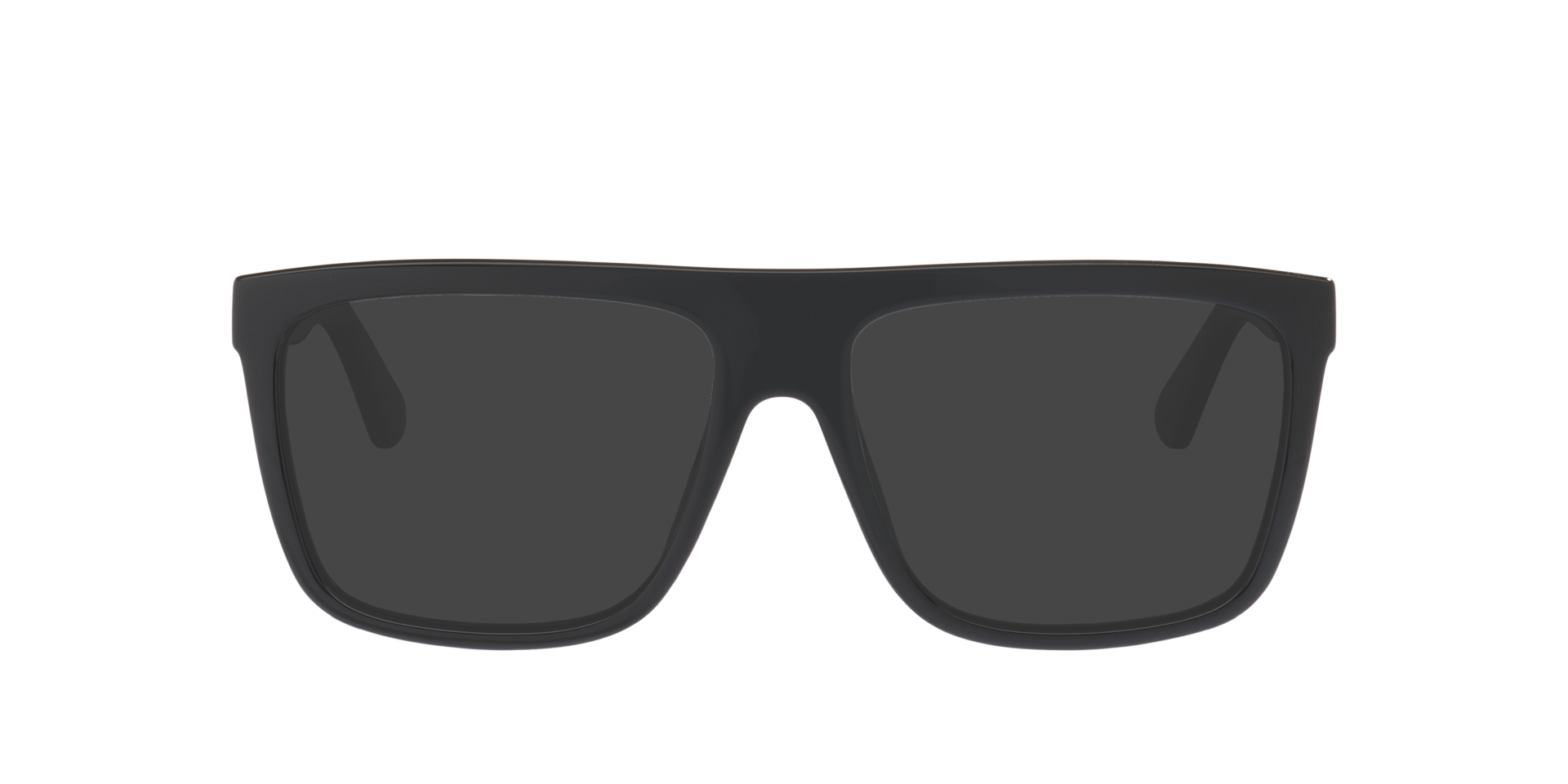 GG0748S Zwart glanzend KunststofSunglass Frames van B24, met getinte lenzen