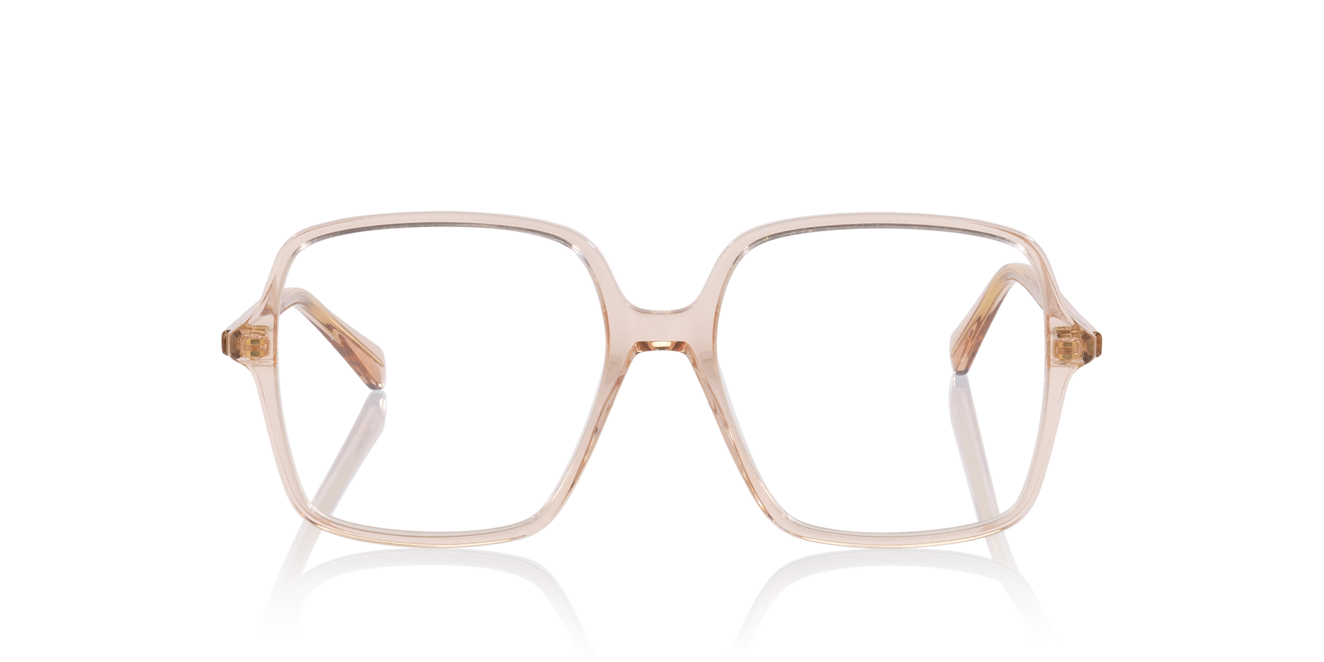 GG1003O Zwart AcetaatEyeglass Frames van B24, Vooraanzicht