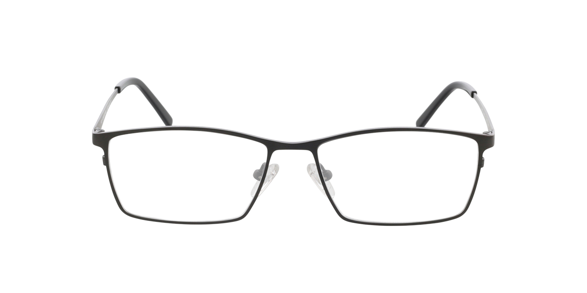 Prag Antraciet  &  zwart TitaanEyeglass Frames van B24, Vooraanzicht