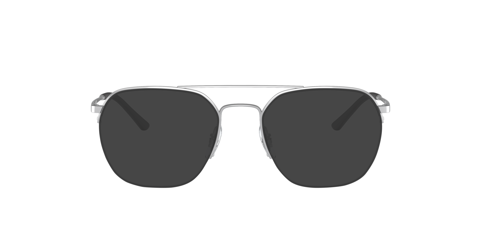 RB6444 Silber MetallEyeglass Frames von B24, mit getönten Gläsern