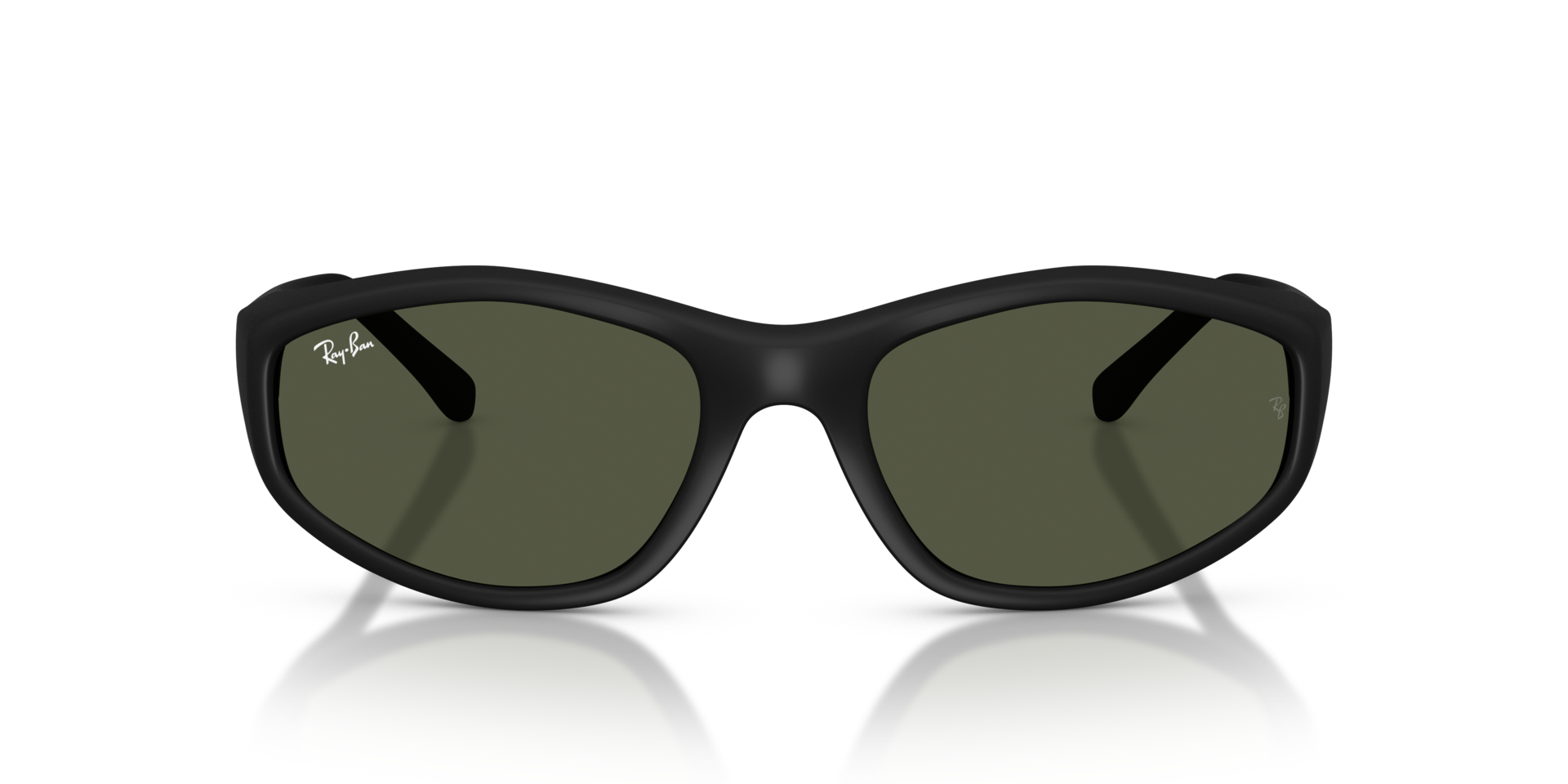 RB2228 Rubber Black KunststoffSunglass Frames von B24, Vorderansicht