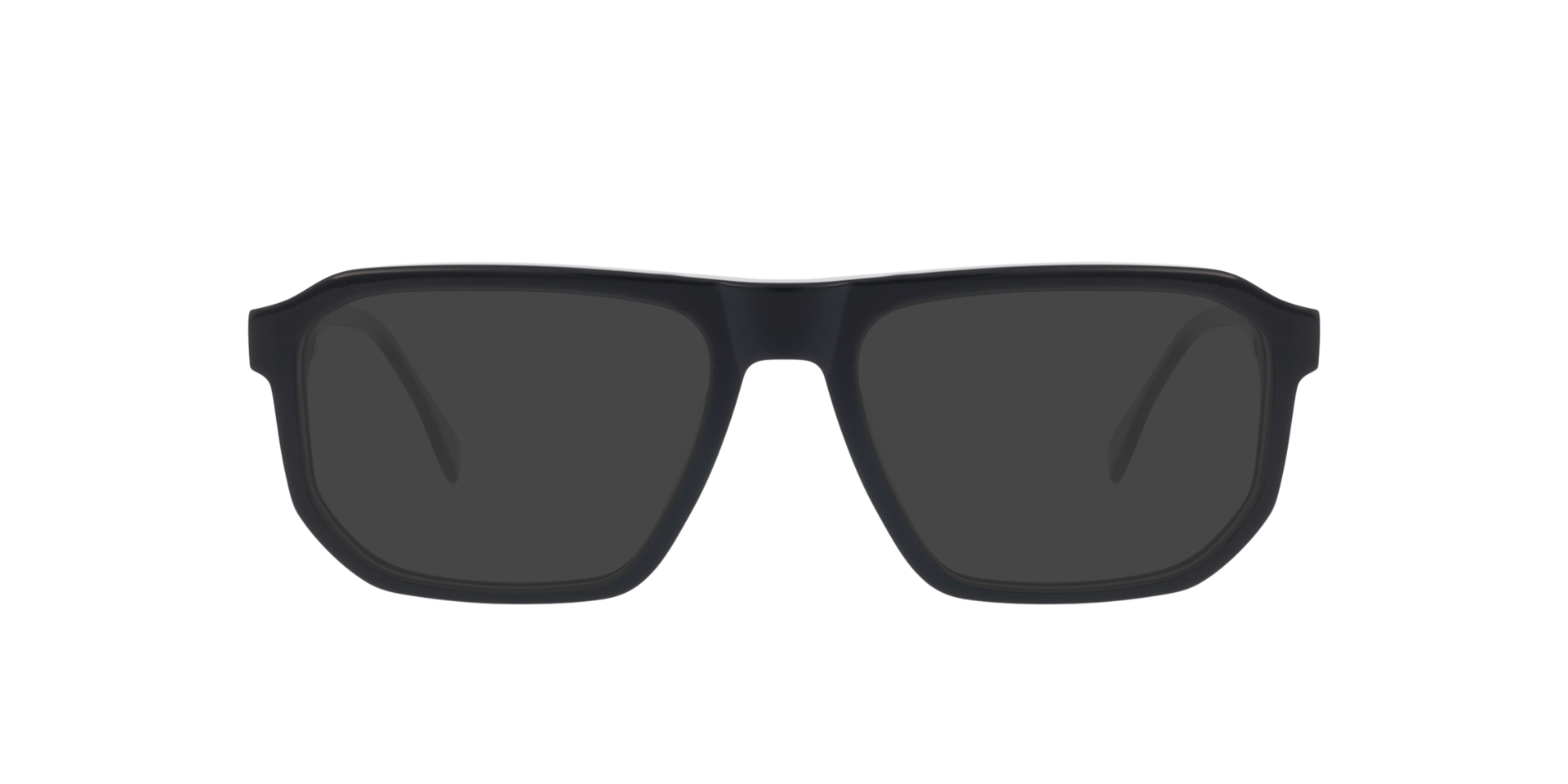 Mick Jet Black AcetatEyeglass Frames von B24, mit getönten Gläsern