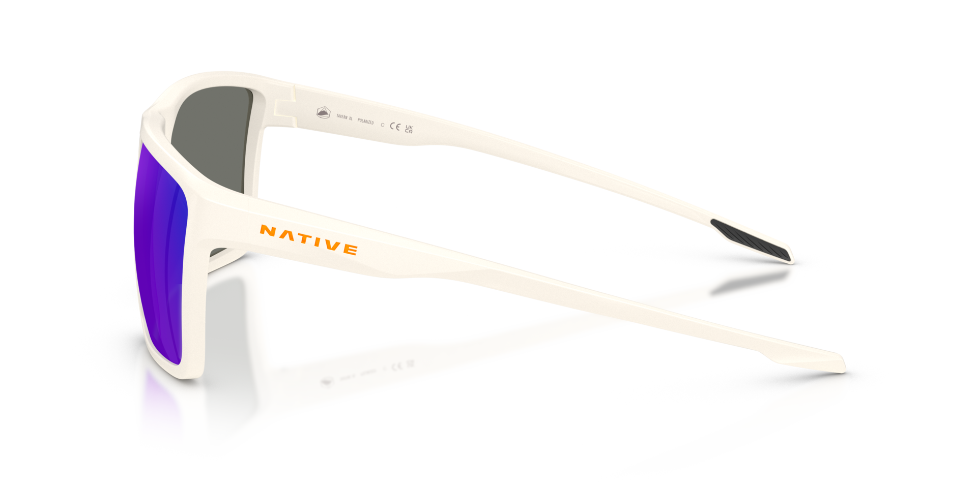 XD9050 Cloudveil White KunststoffSunglass Frames von B24, Seitenansicht