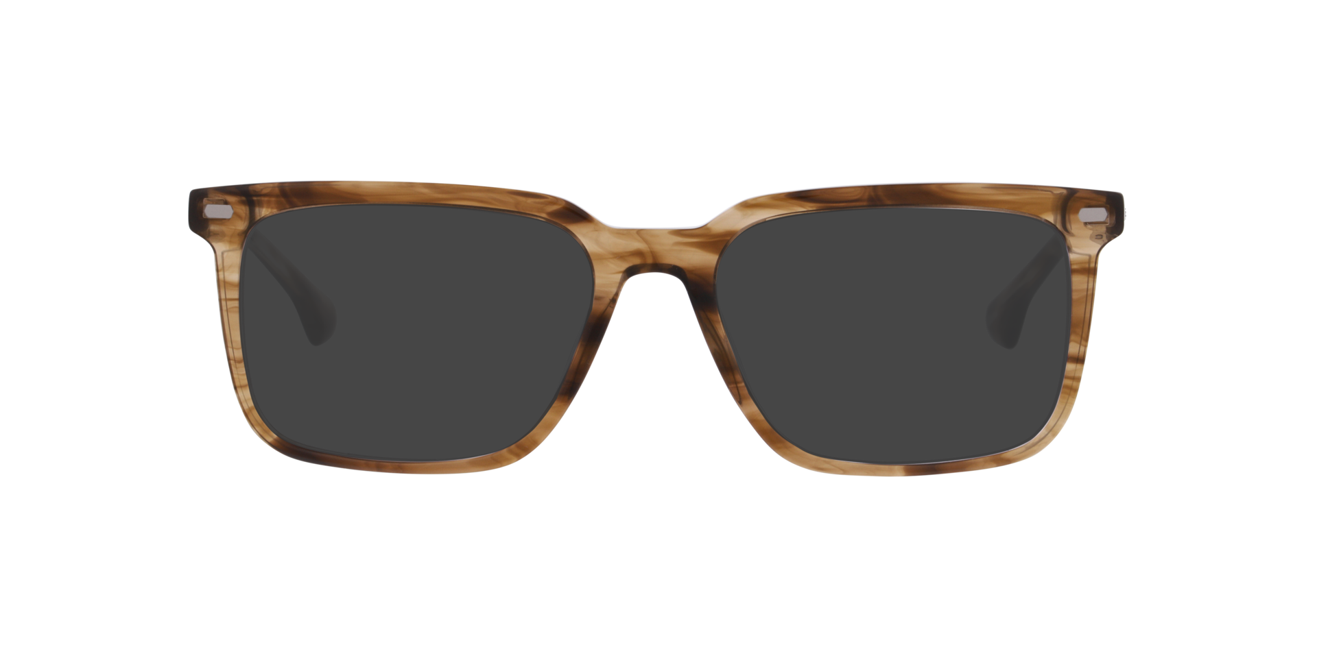 Modan Crystal Horn Beige AcetaatEyeglass Frames van B24, met getinte lenzen