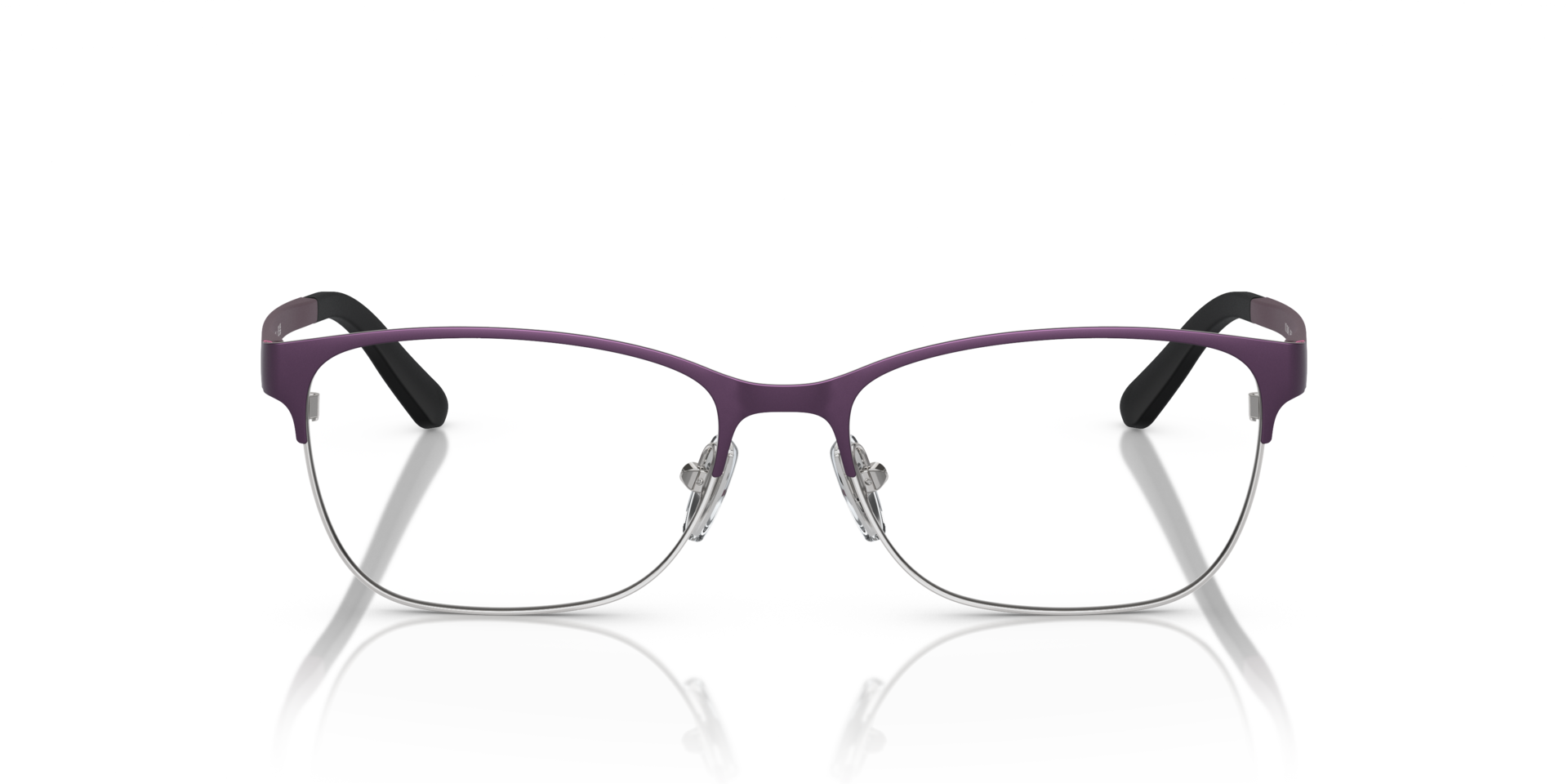 VO3940 Plum MetaalEyeglass Frames van B24, Vooraanzicht