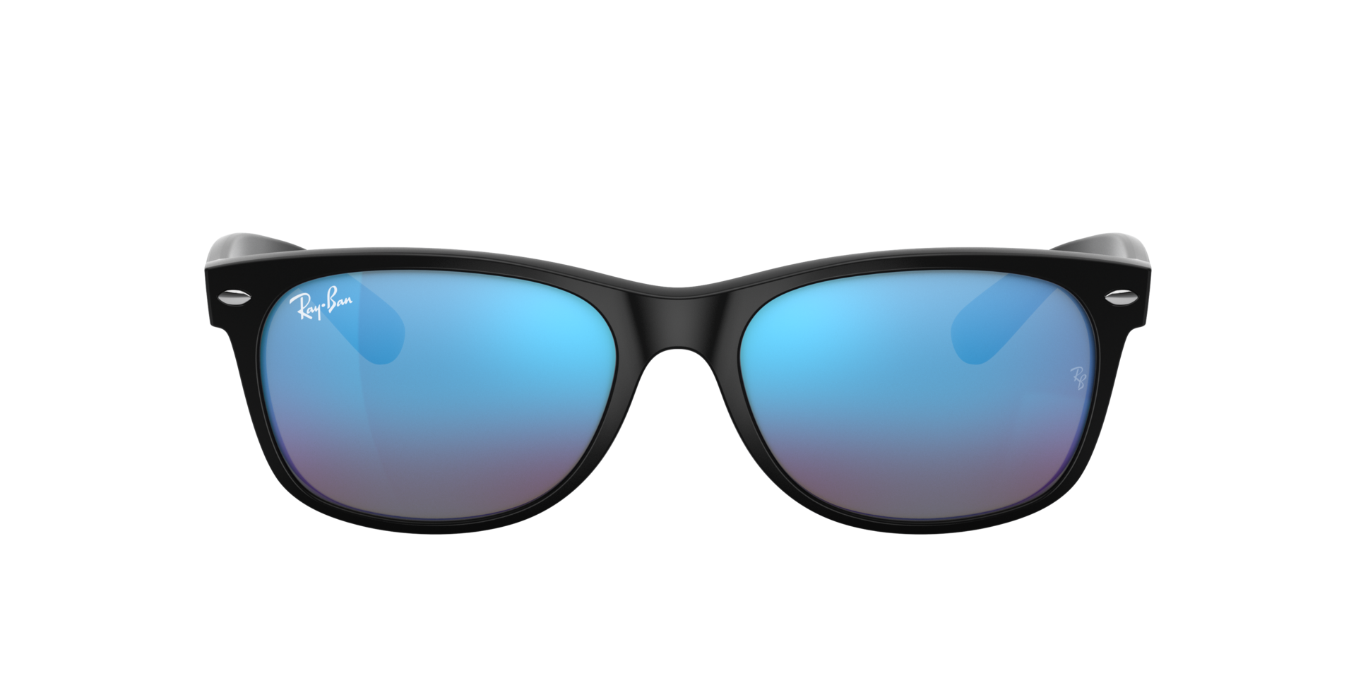 RB2132 Rubber zwart KunststofSunglass Frames van B24, met getinte lenzen