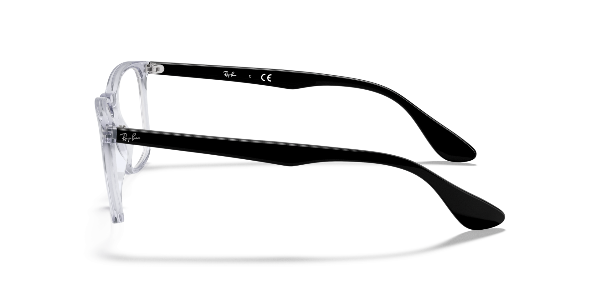 RB7074 Transparant KunststofEyeglass Frames van B24, Zijaanzicht