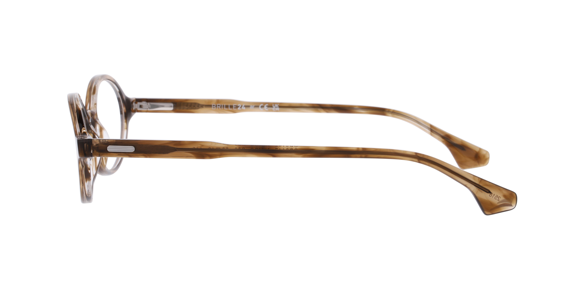Nivos Crystal Horn Beige AcetaatEyeglass Frames van B24, Zijaanzicht