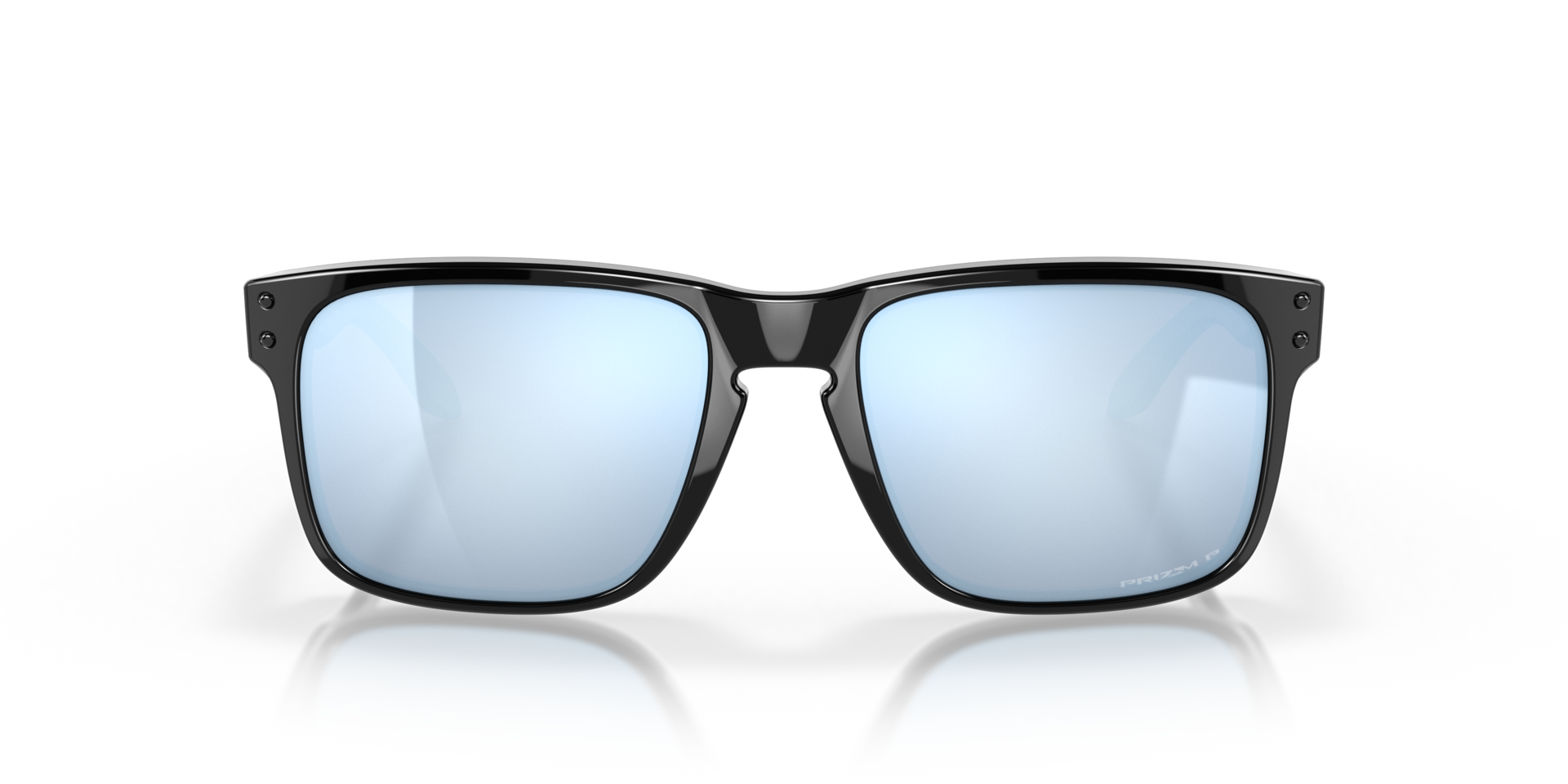 Holbrook™ Glanzend zwart KunststofEyeglass Frames van B24, Vooraanzicht