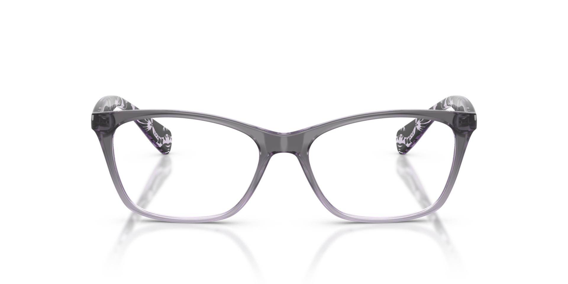 RA7071 Shiny Gradient Grey KunststofEyeglass Frames van B24, Vooraanzicht