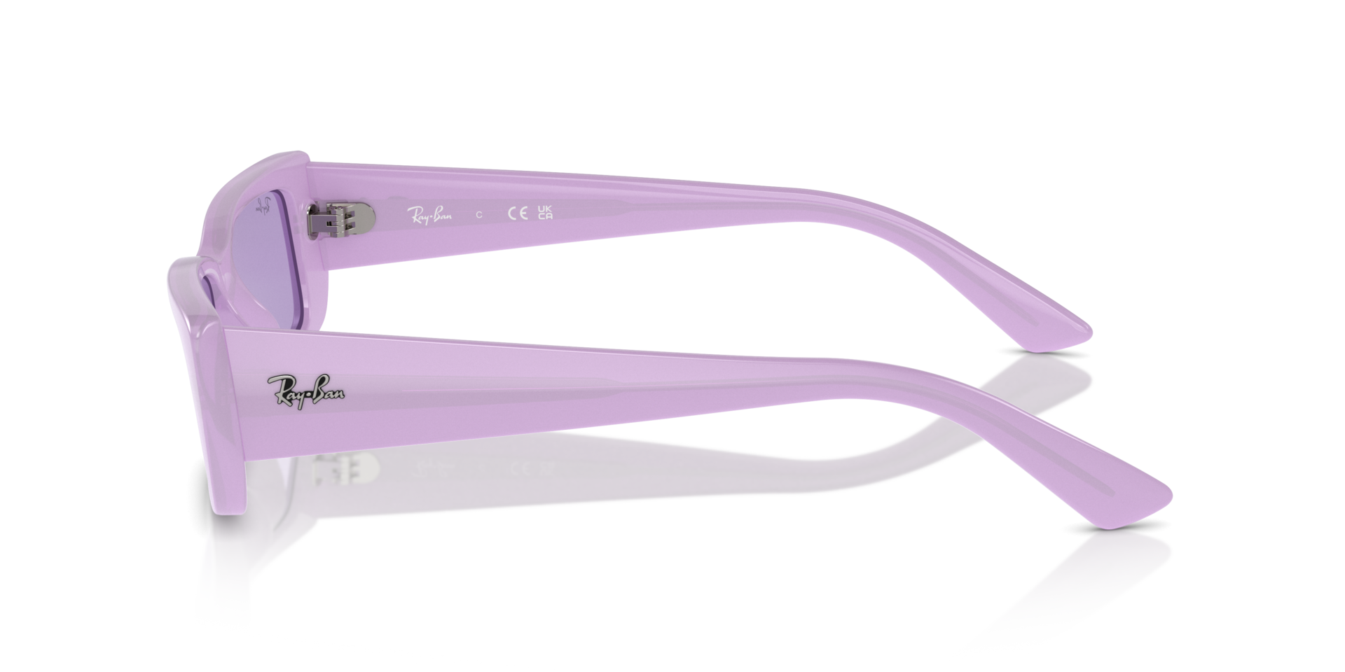 RB4425 Lila KunststoffSunglass Frames von B24, Seitenansicht