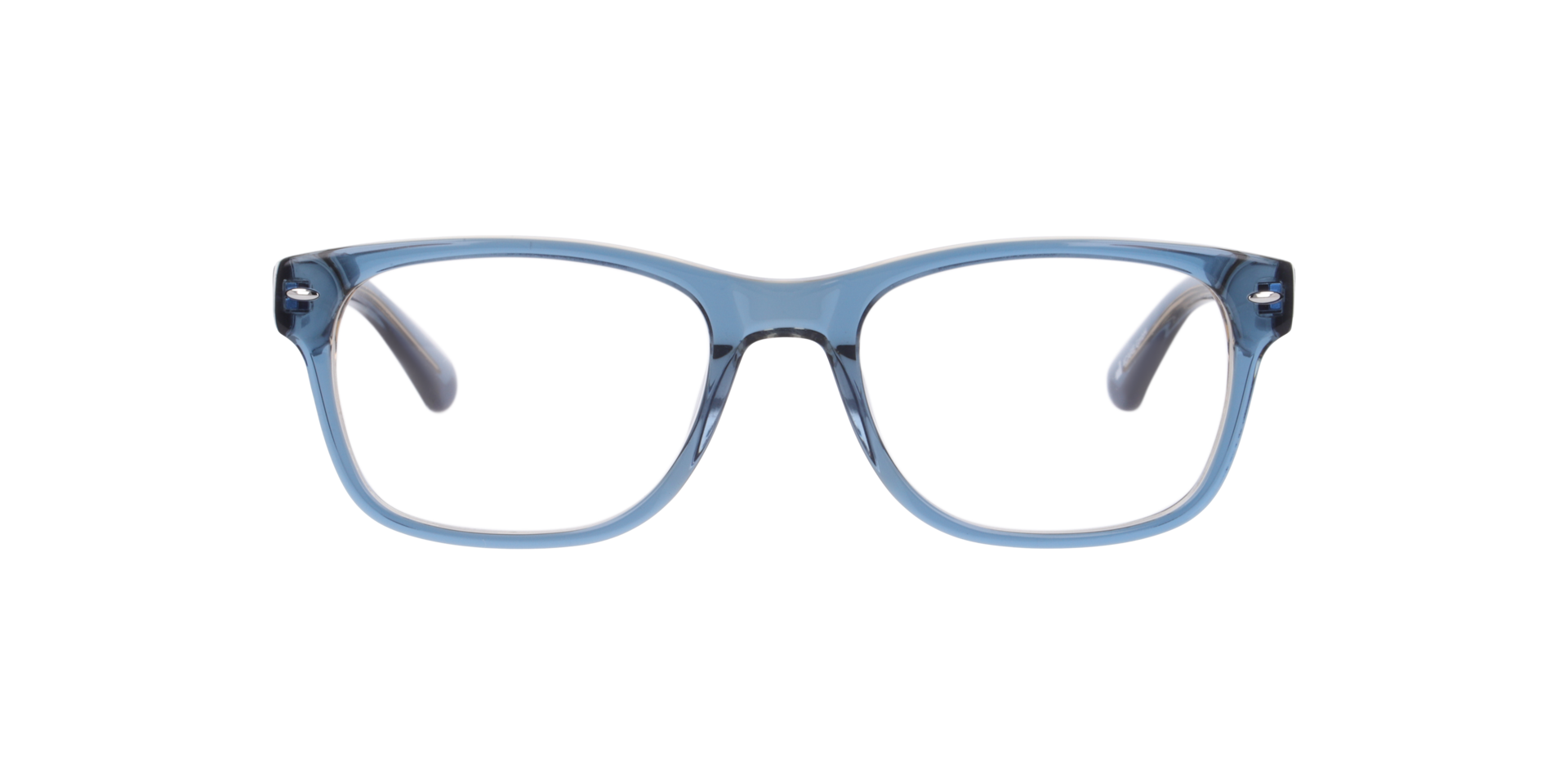 Summerville Crystal Blue & Crystal Grey AcetatEyeglass Frames von B24, Vorderansicht