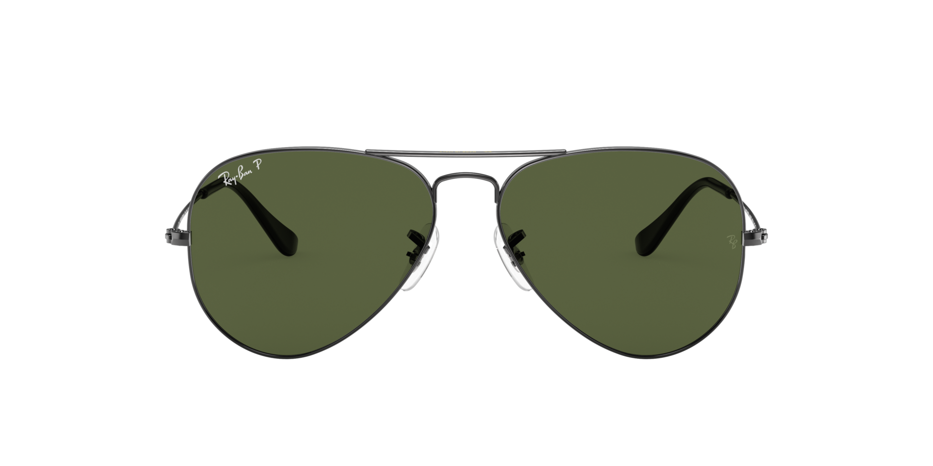 RB3025 Staalgrijs MetaalSunglass Frames van B24, met getinte lenzen