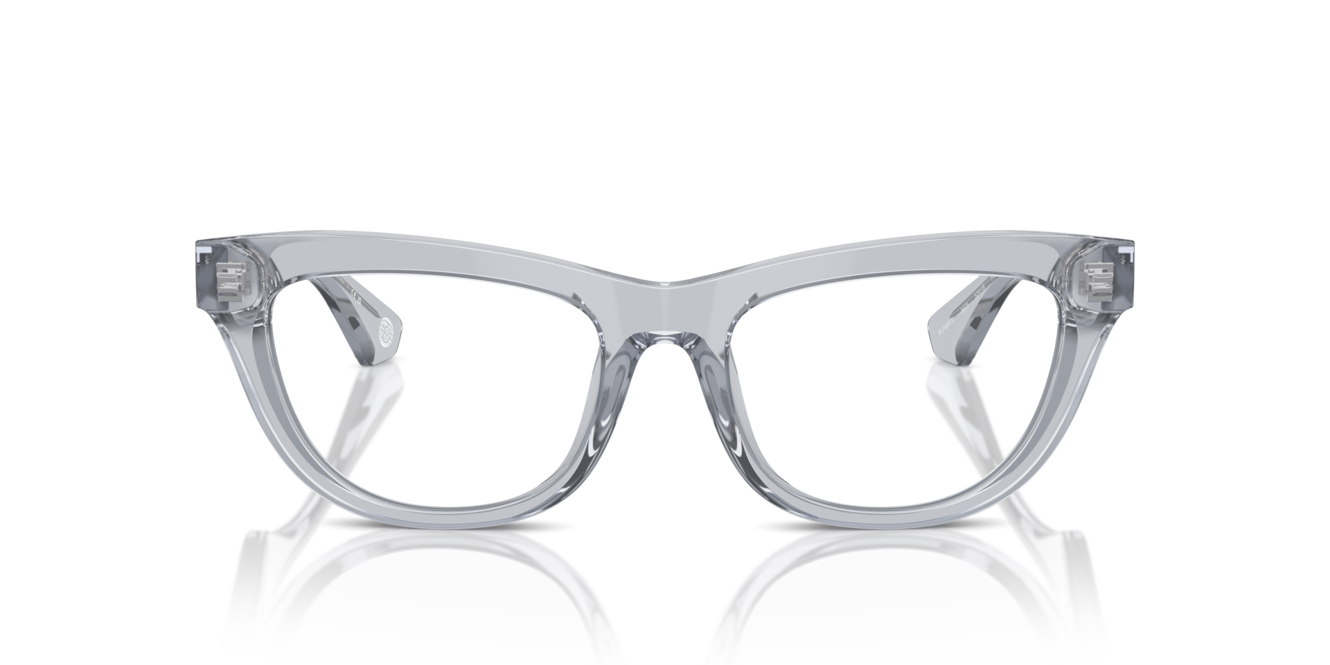 BE2406U Grijs AcetaatEyeglass Frames van B24, Vooraanzicht