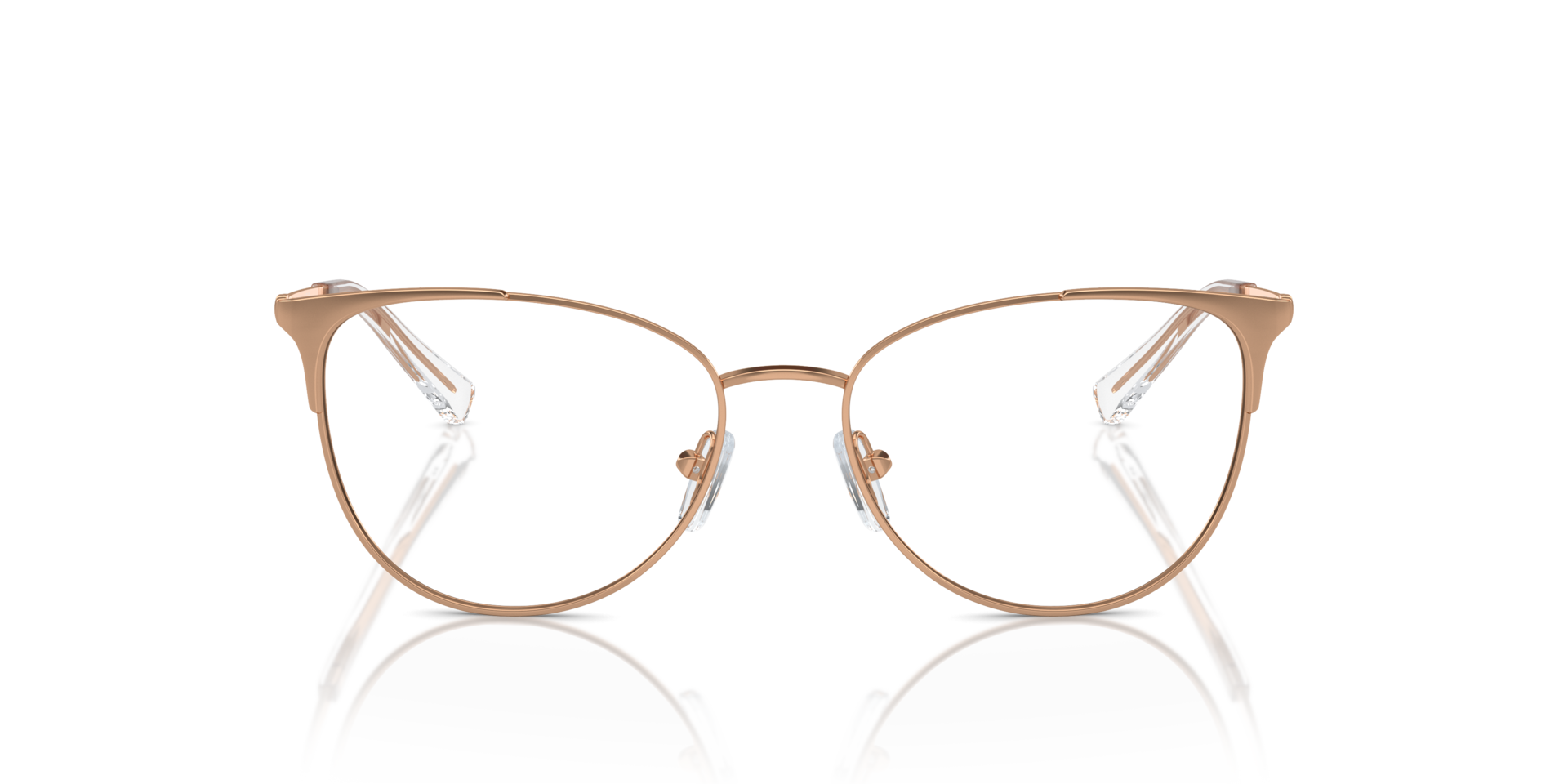 AX1034 Rotgold MetallEyeglass Frames von B24, Vorderansicht