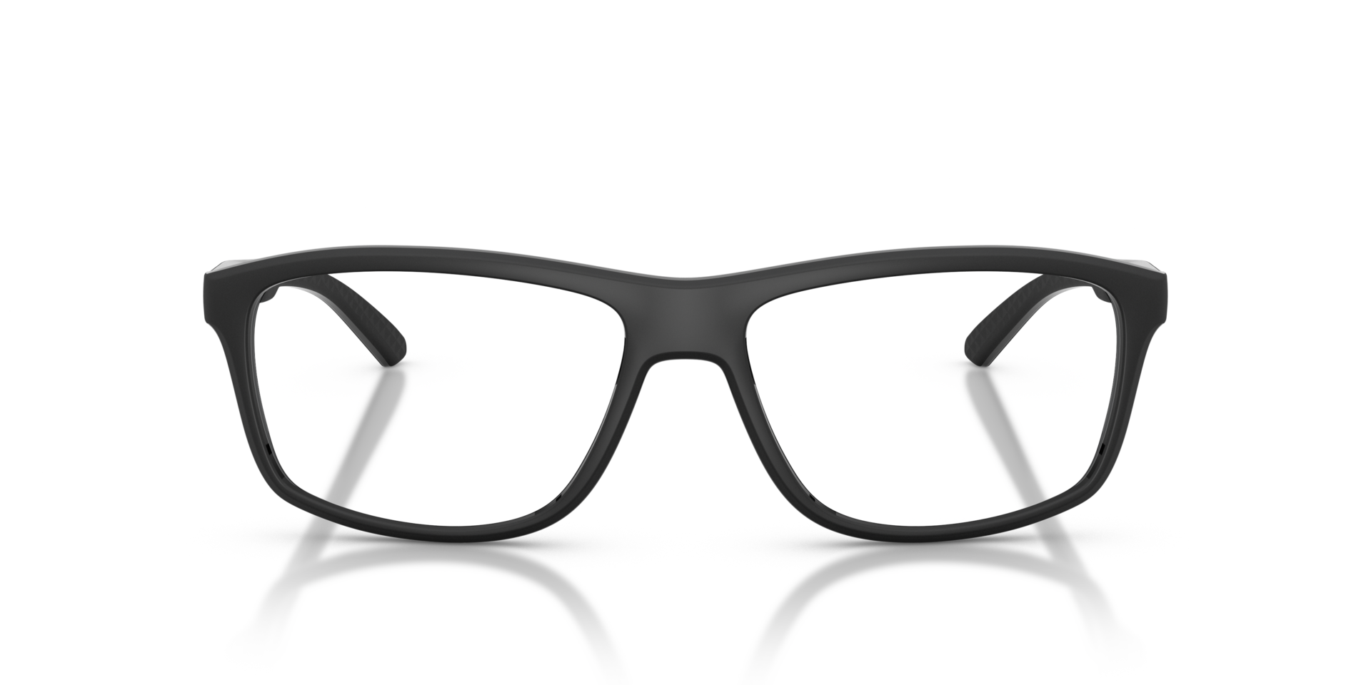 AN7291 Matte Recycled Black KunststofEyeglass Frames van B24, Vooraanzicht