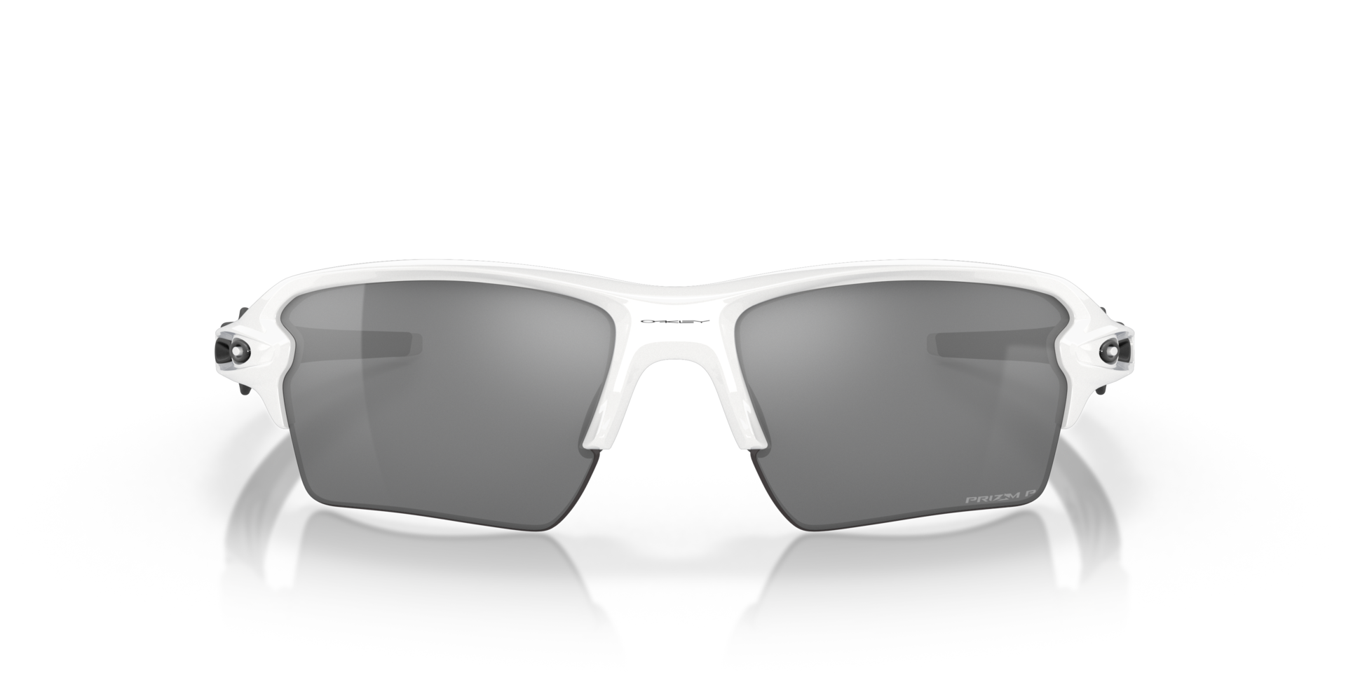 Flak® 2.0 XL Weiß glänzend KunststoffSunglass Frames von B24, Vorderansicht