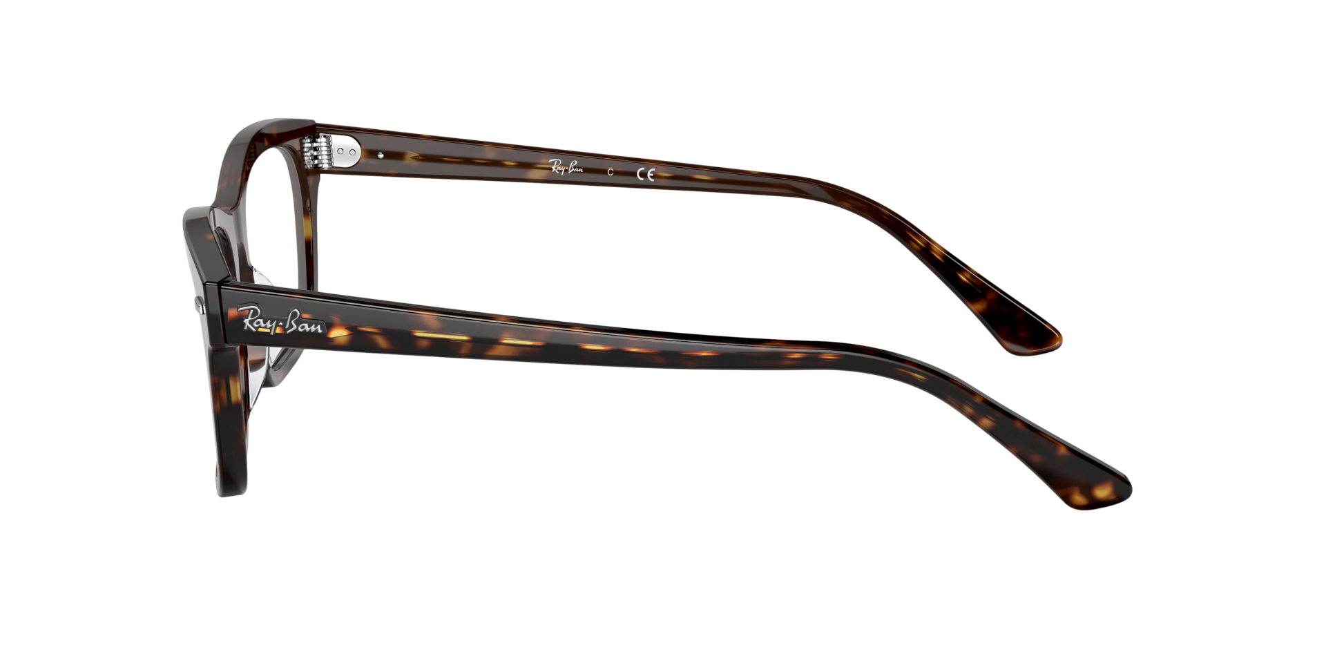 RB5383 Havana AcetaatEyeglass Frames van B24, Zijaanzicht