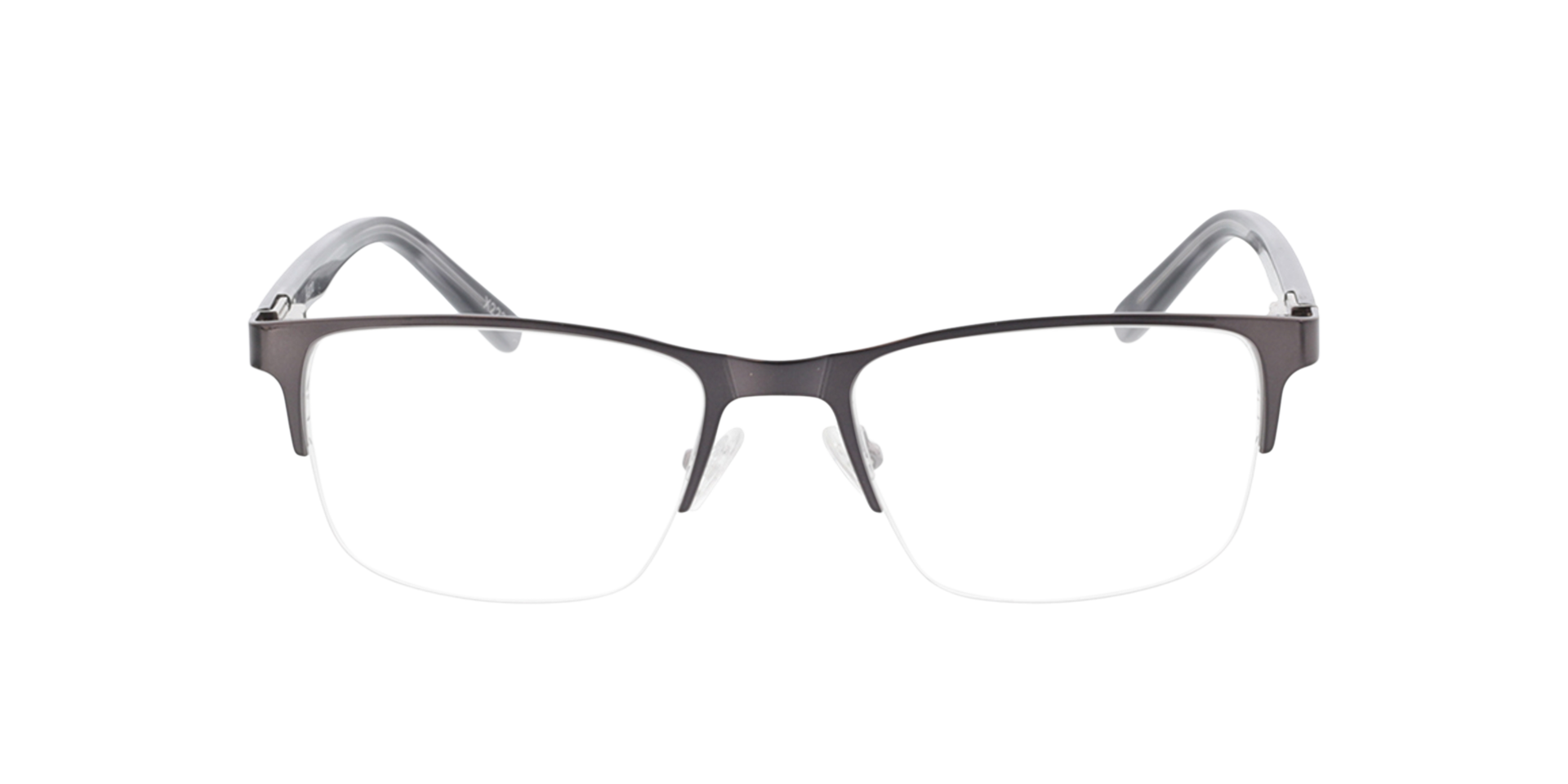 Alamo Anthracite  &  Grey MetallEyeglass Frames von B24, Vorderansicht