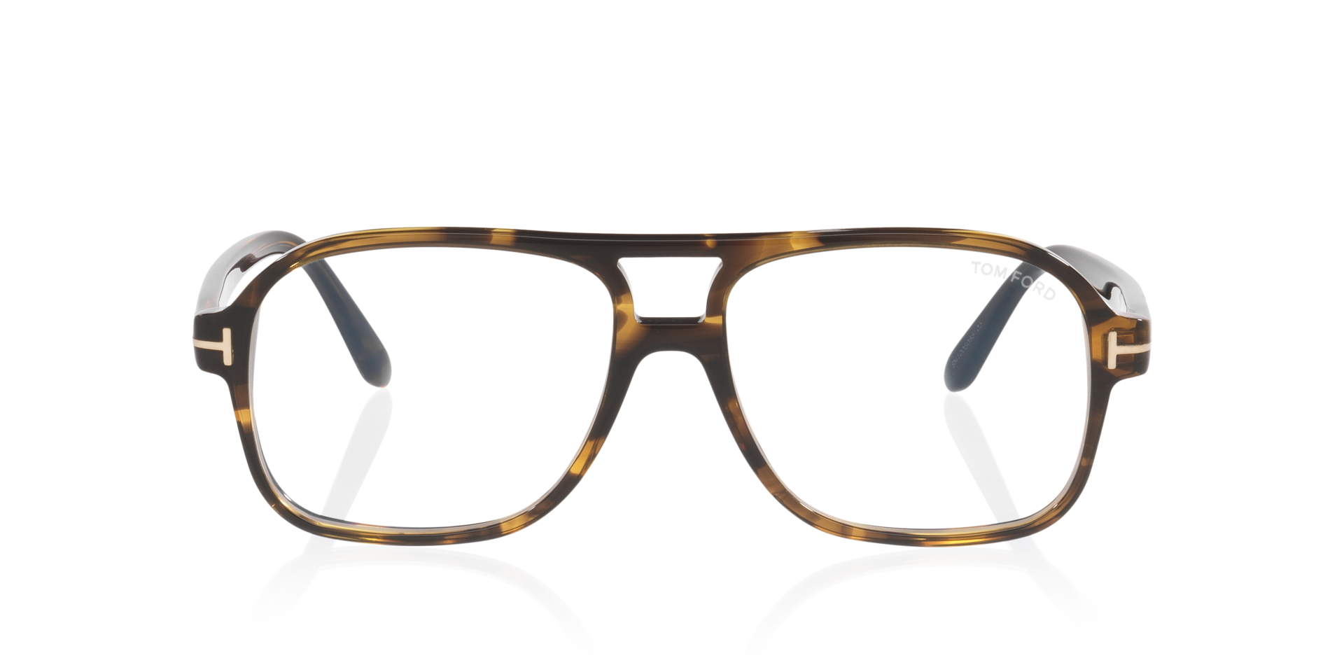 FT6058-B Tortoise Clear AcetatEyeglass Frames von B24, Vorderansicht