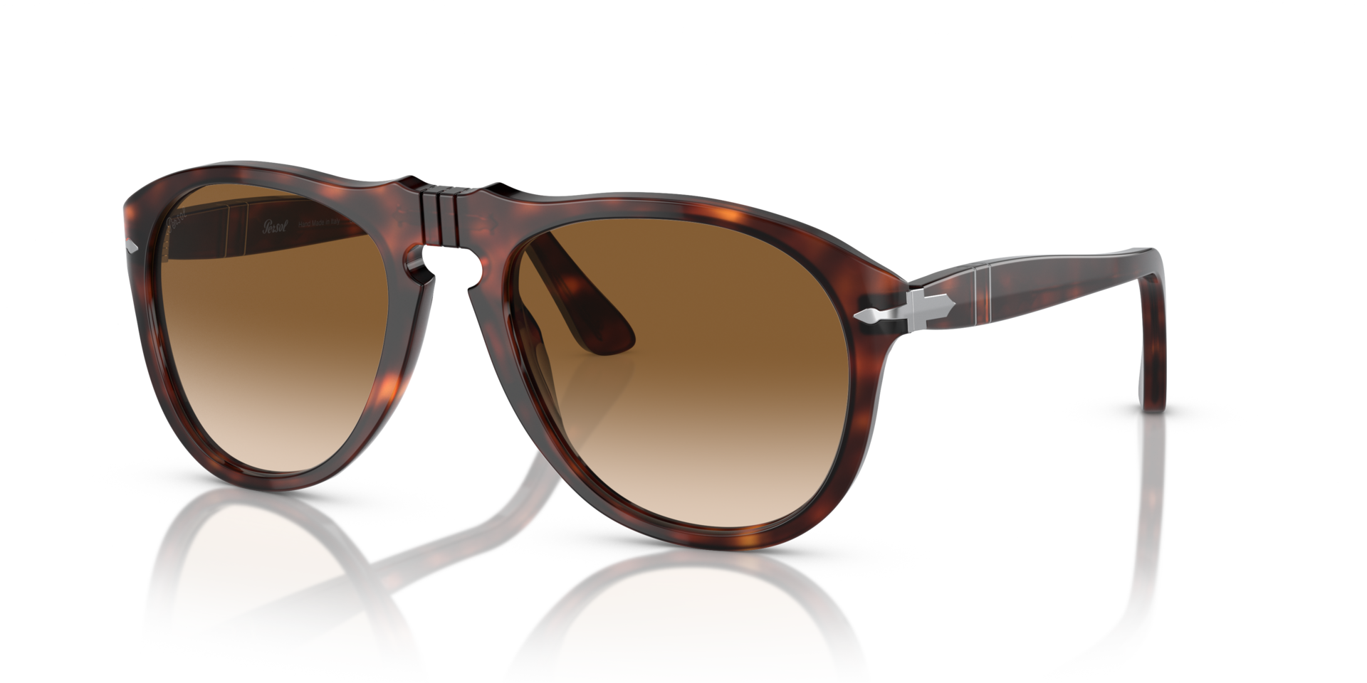 649 - Original Havana AcetaatSunglass Frames van B24, Hoekweergave