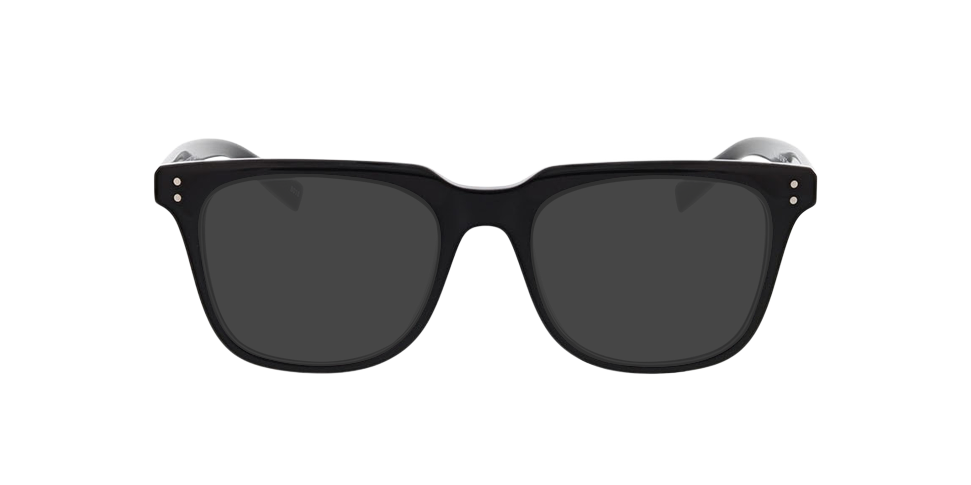 Schwarz/Silber George -  Acetate Sonnenbrillen