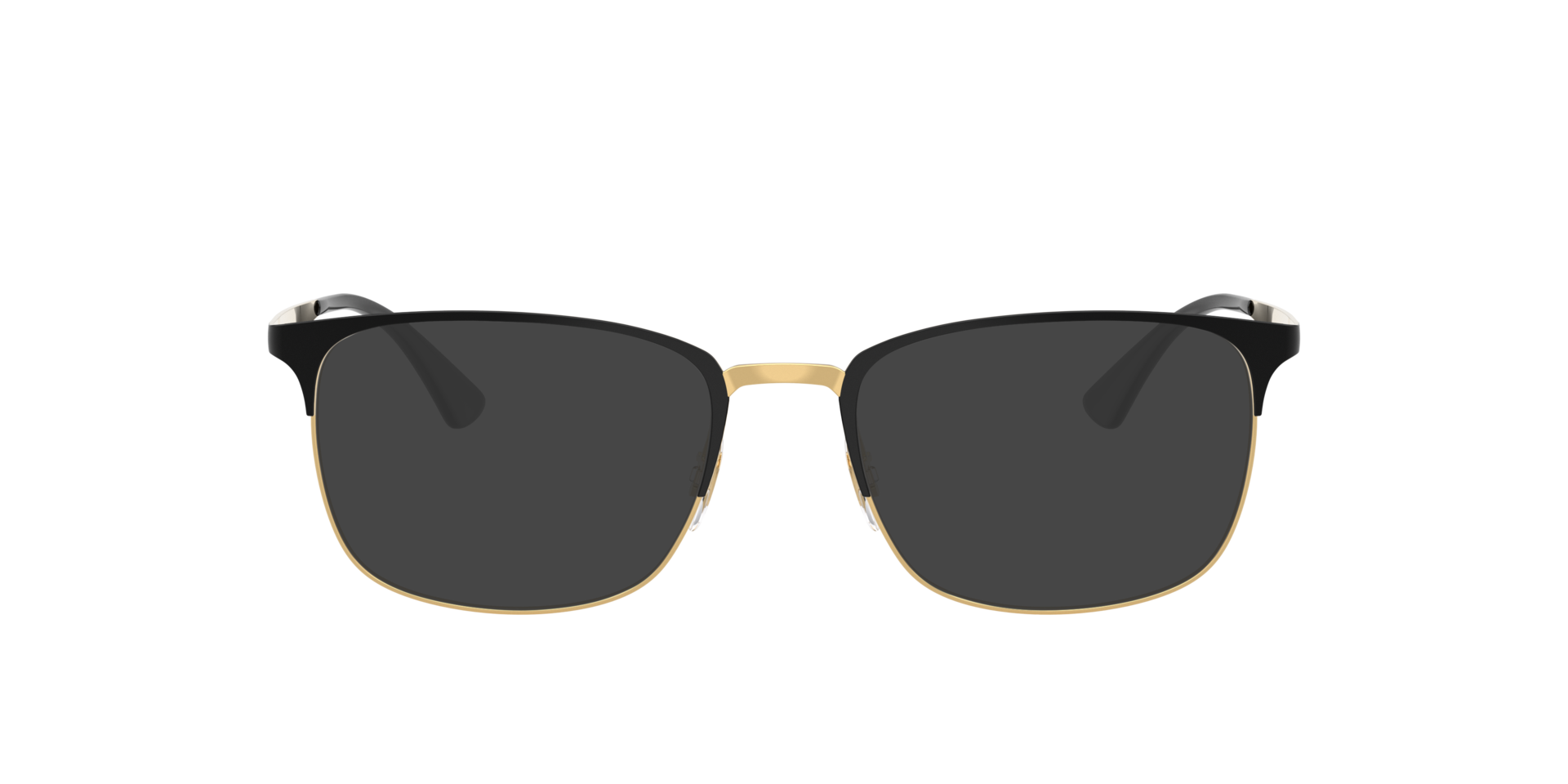 RB6421 Black & Gold MetaalEyeglass Frames van B24, met getinte lenzen