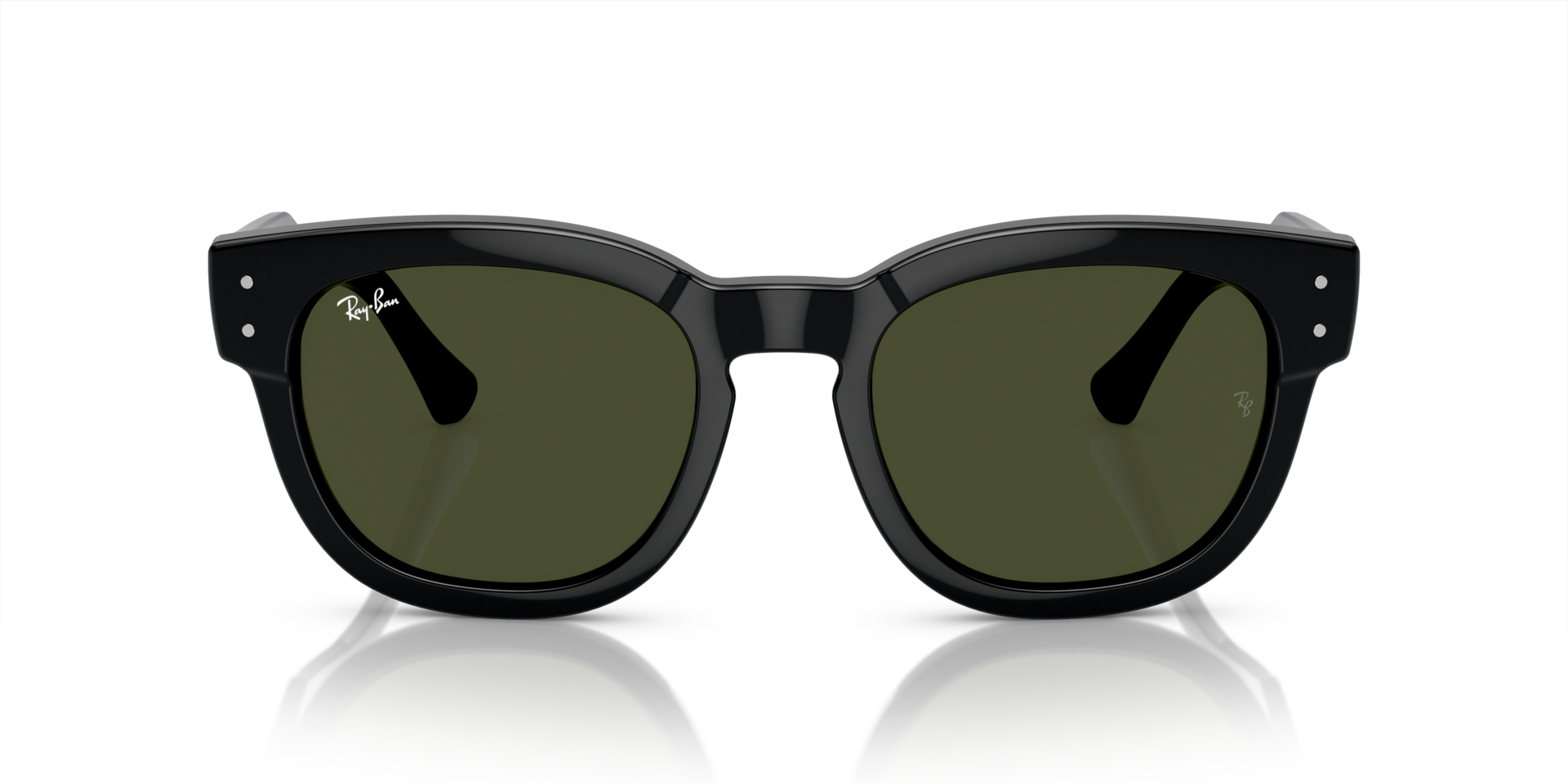 RB0298S Schwarz KunststoffSunglass Frames von B24, Vorderansicht