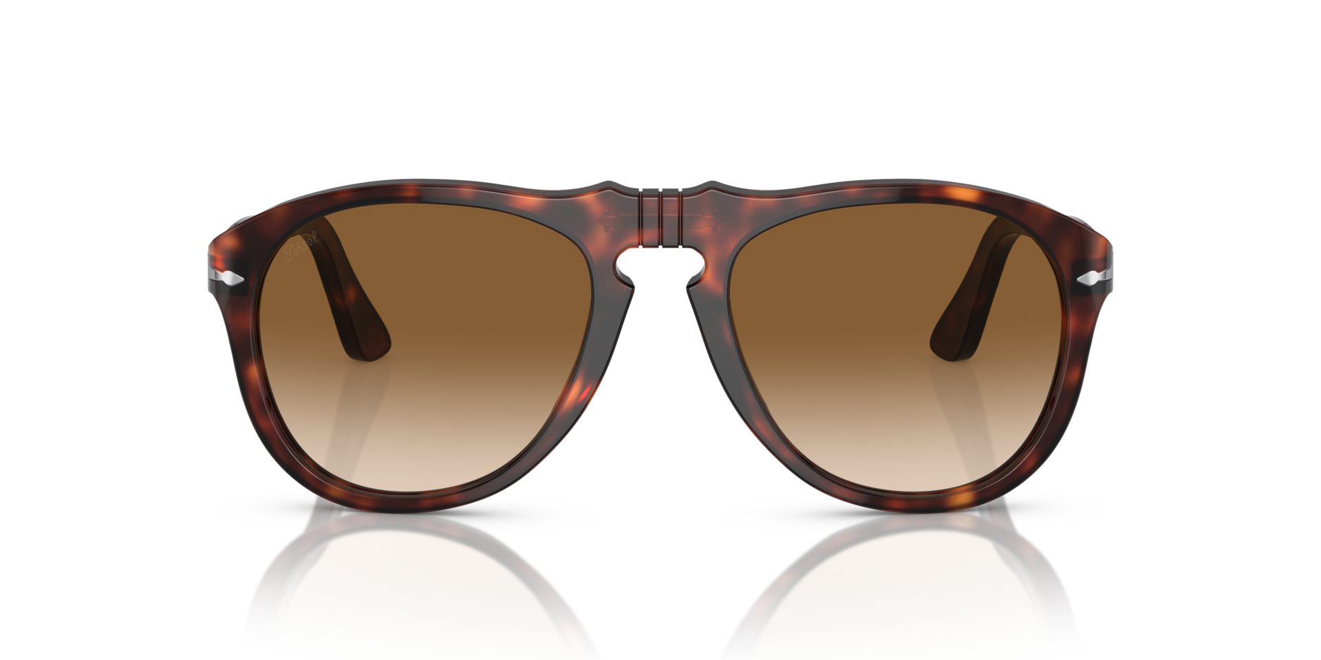 649 - Original Havana AcetaatSunglass Frames van B24, Vooraanzicht